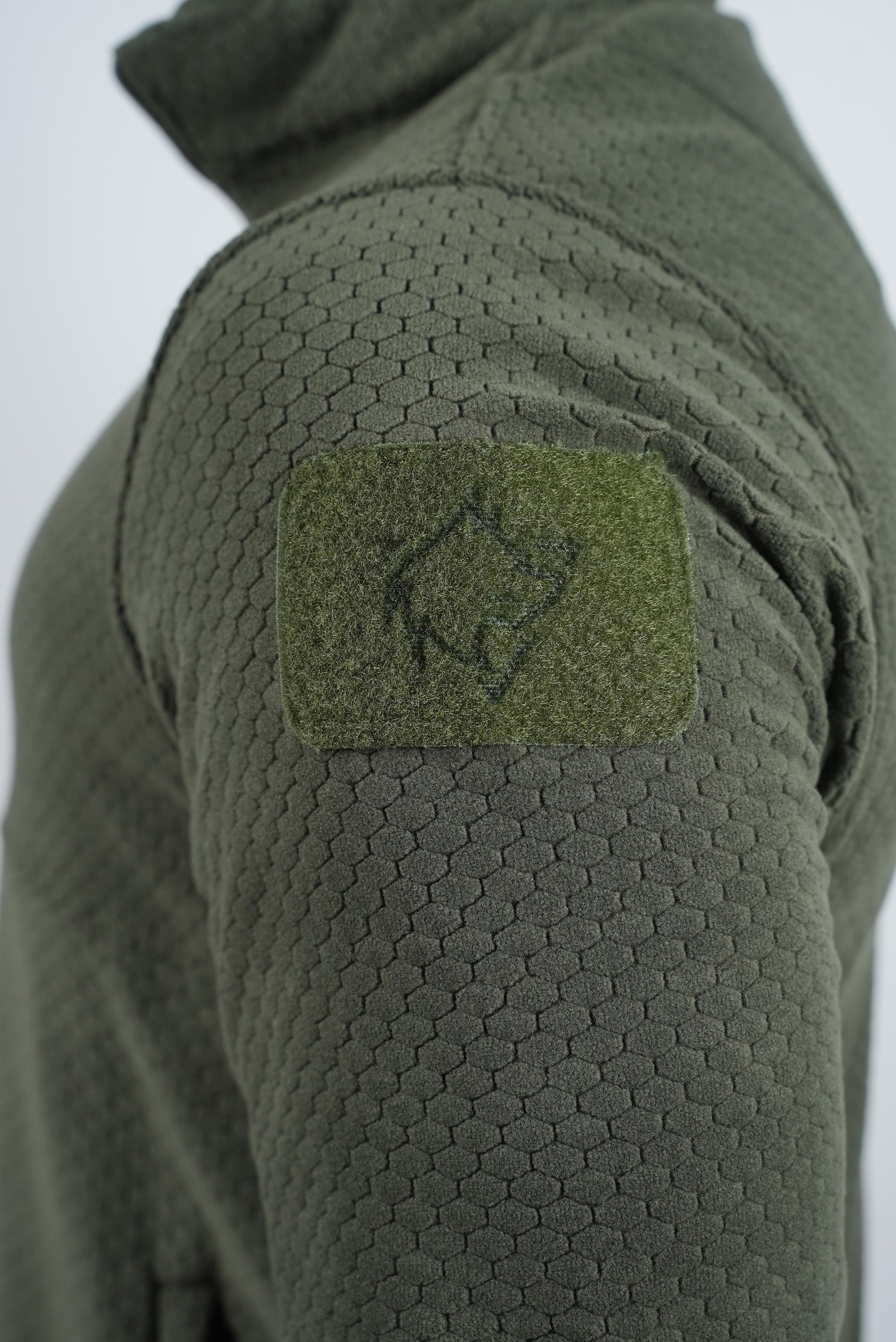 Wolftrap Tactical Yalaz Balıkçı Yaka Haki Taktik Polar Kazak | Wolftrap Taktik Polar Sweatshirt | Taktik Polar