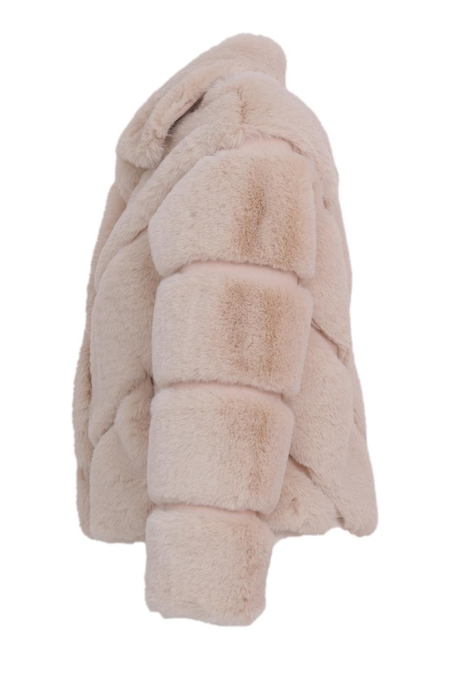 ADORA Suni Kürk Ceket - Bej