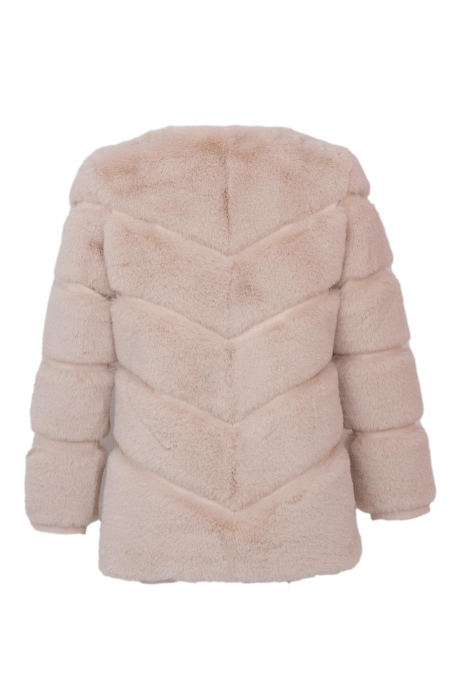 CLASSIC EDITION Suni Kürk Ceket - Bej