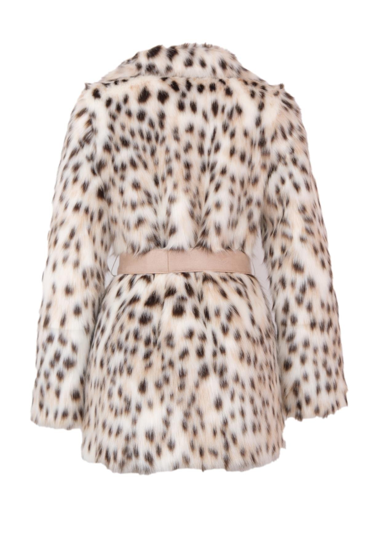 CORDELIA Suni Kürk Ceket - Vaşak