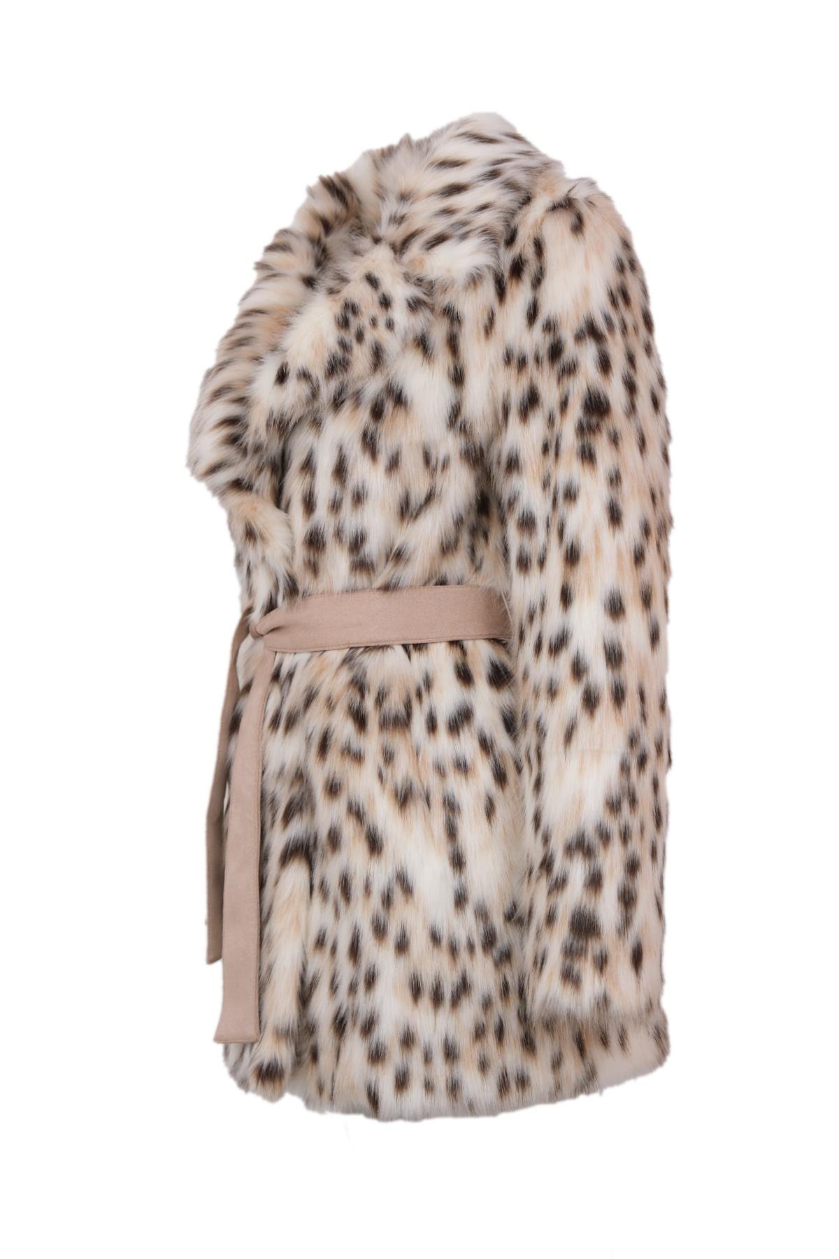 CORDELIA Suni Kürk Ceket - Vaşak