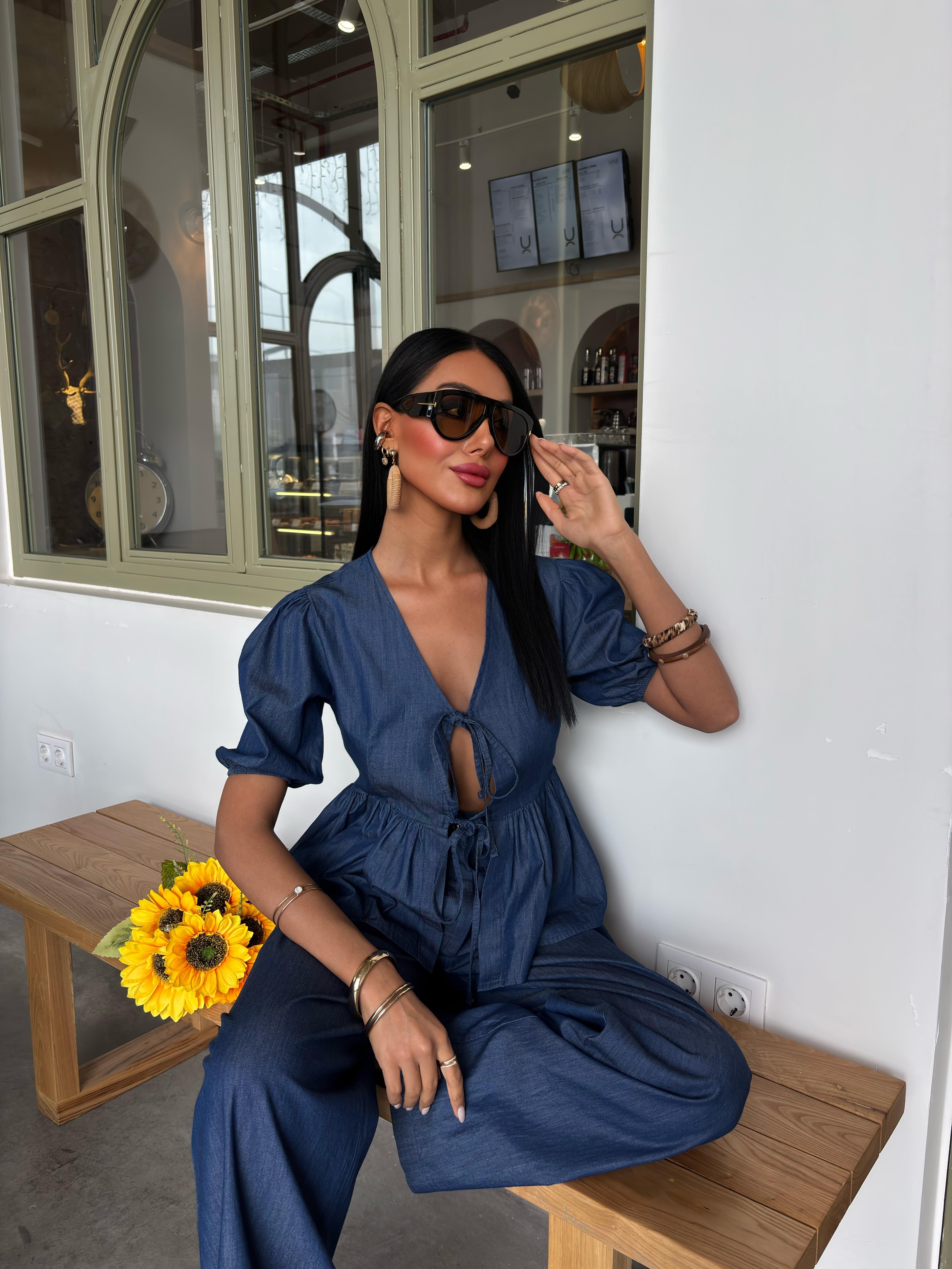 DENIMIA İKİLİ TAKIM - Denim Mavi