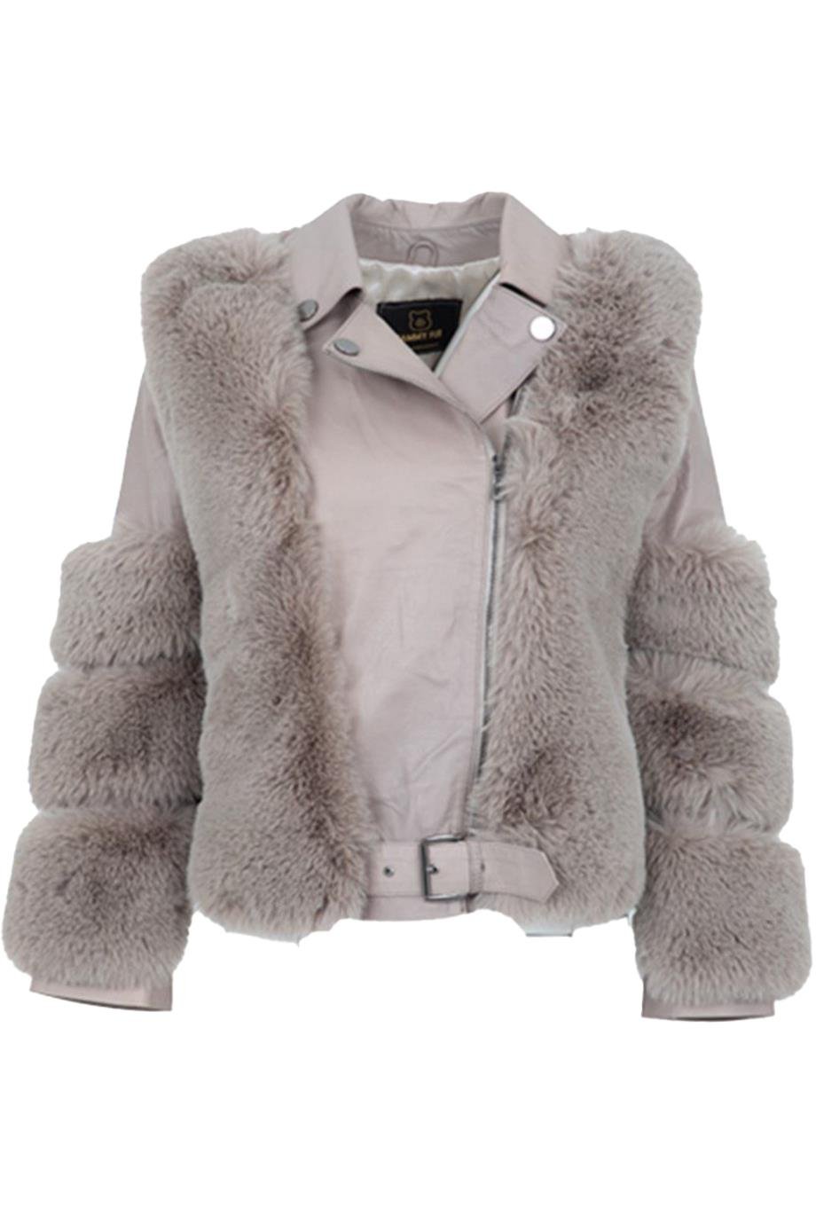 FURLE Deri Ceket - Taş