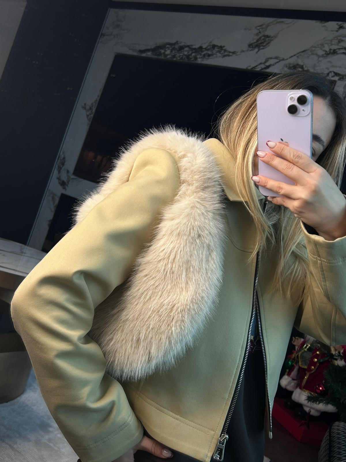 JF Kürk Çanta - Bej