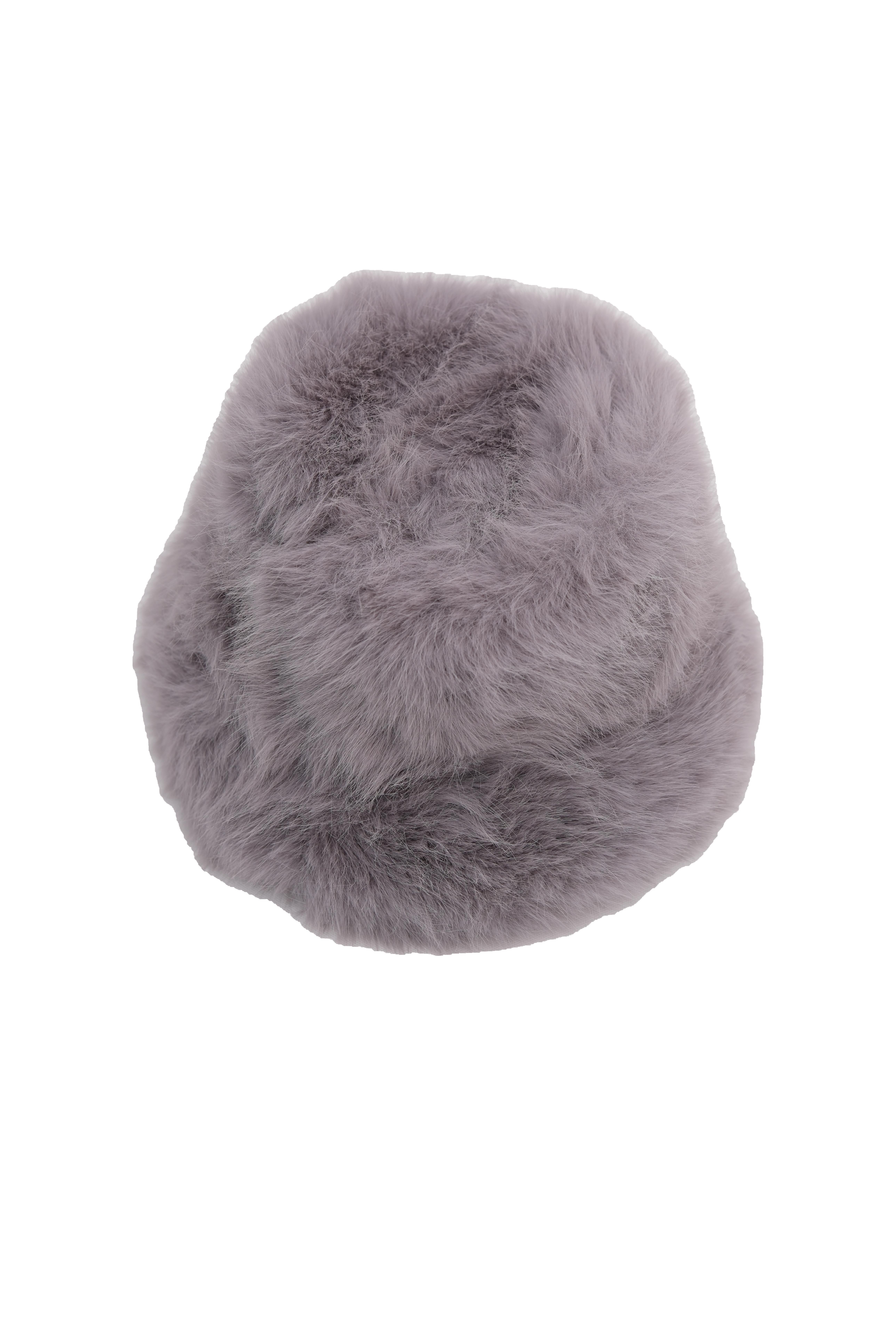 JF Peluş Bucket Şapka - Gri