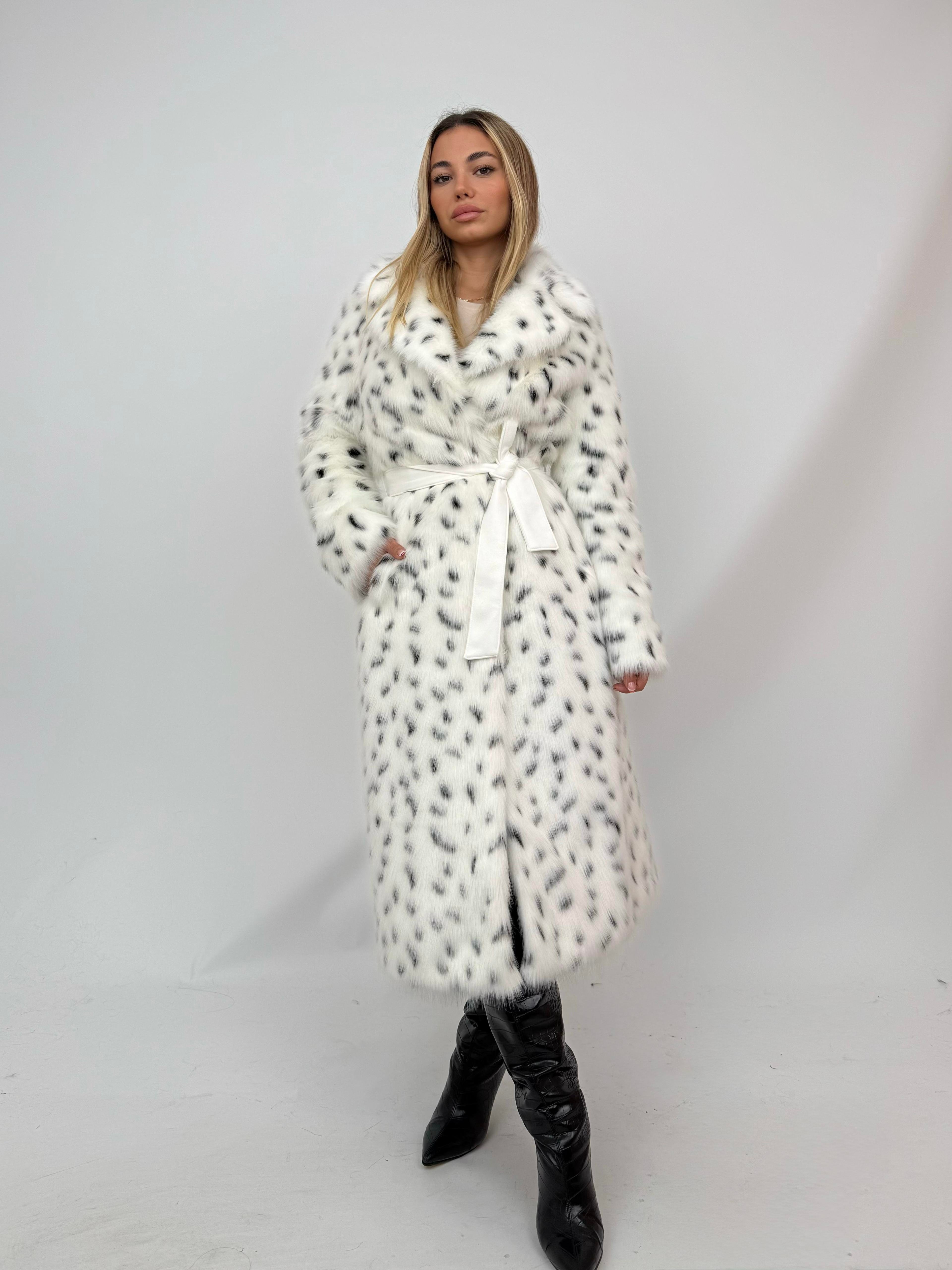 VICTORIA Suni Kürk Ceket - Leopar