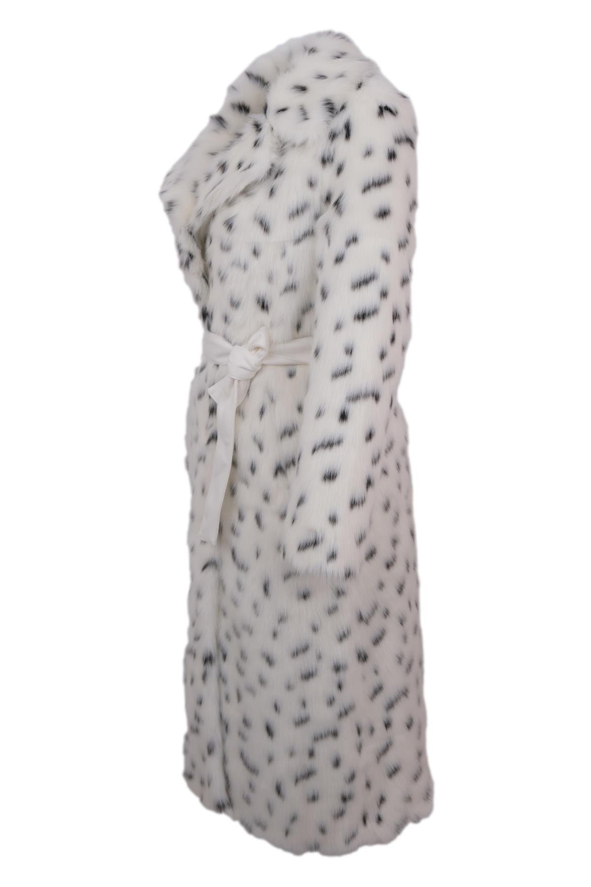 VICTORIA Suni Kürk Ceket - Leopar