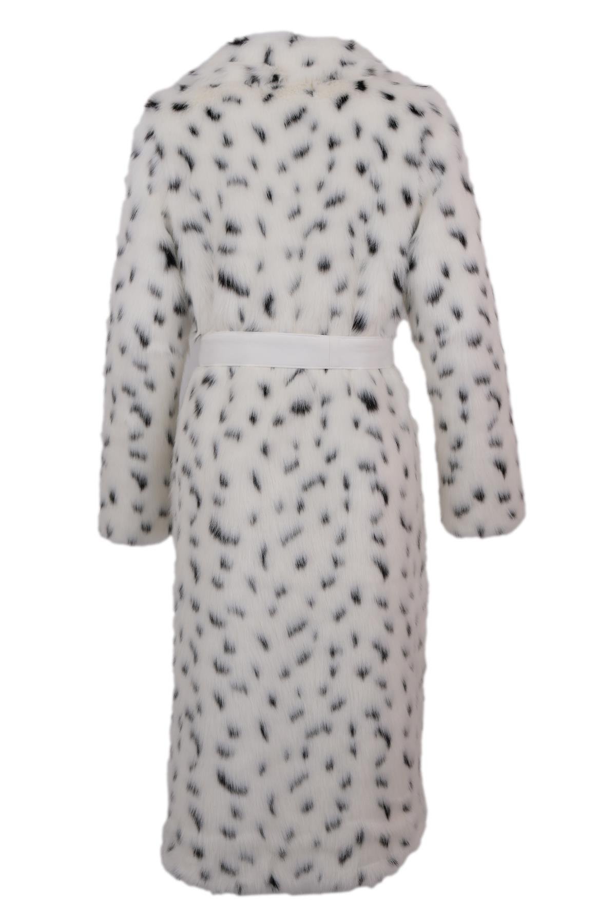 VICTORIA Suni Kürk Ceket - Leopar