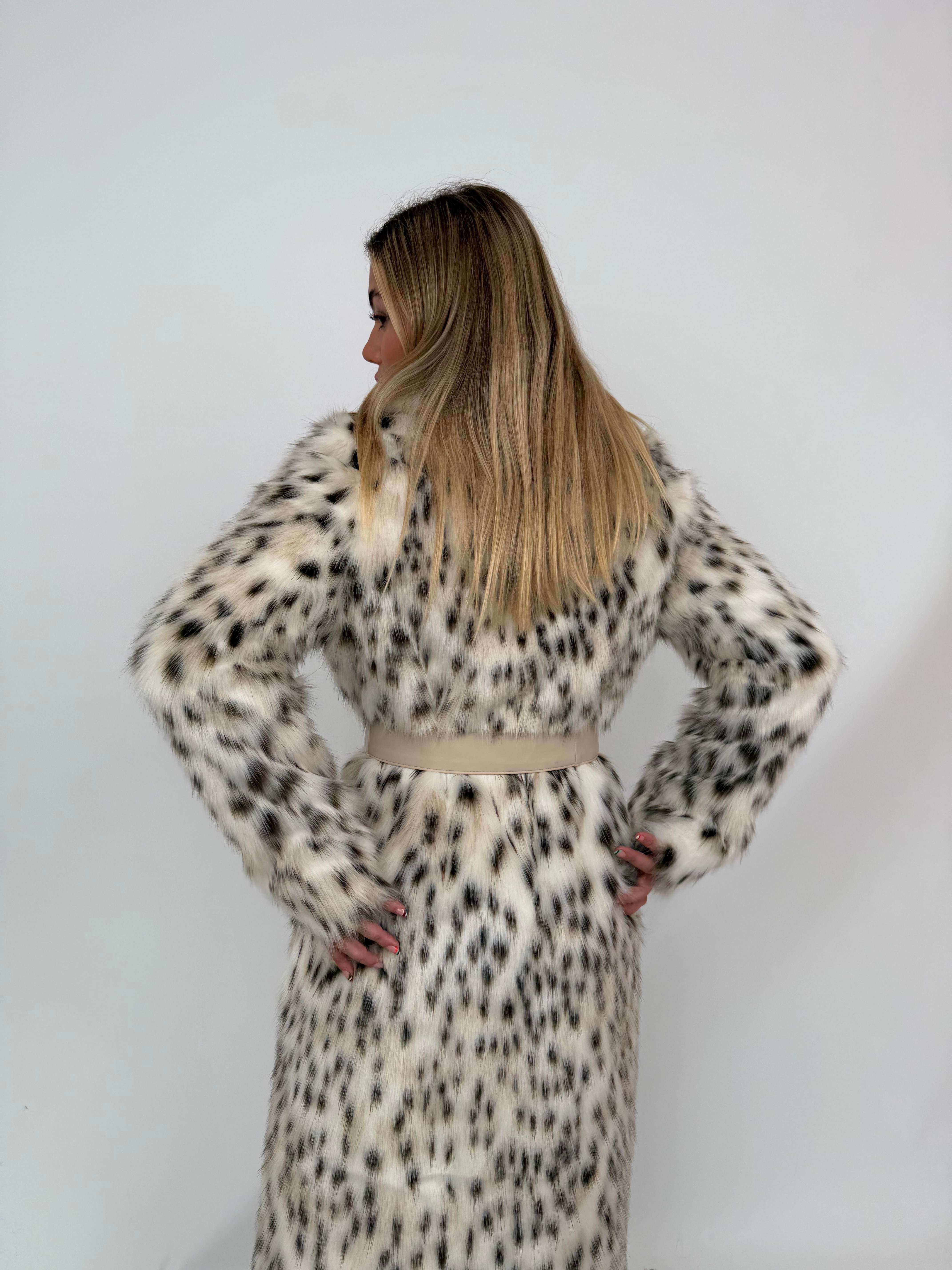 VICTORIA Suni Kürk Ceket - Vaşak