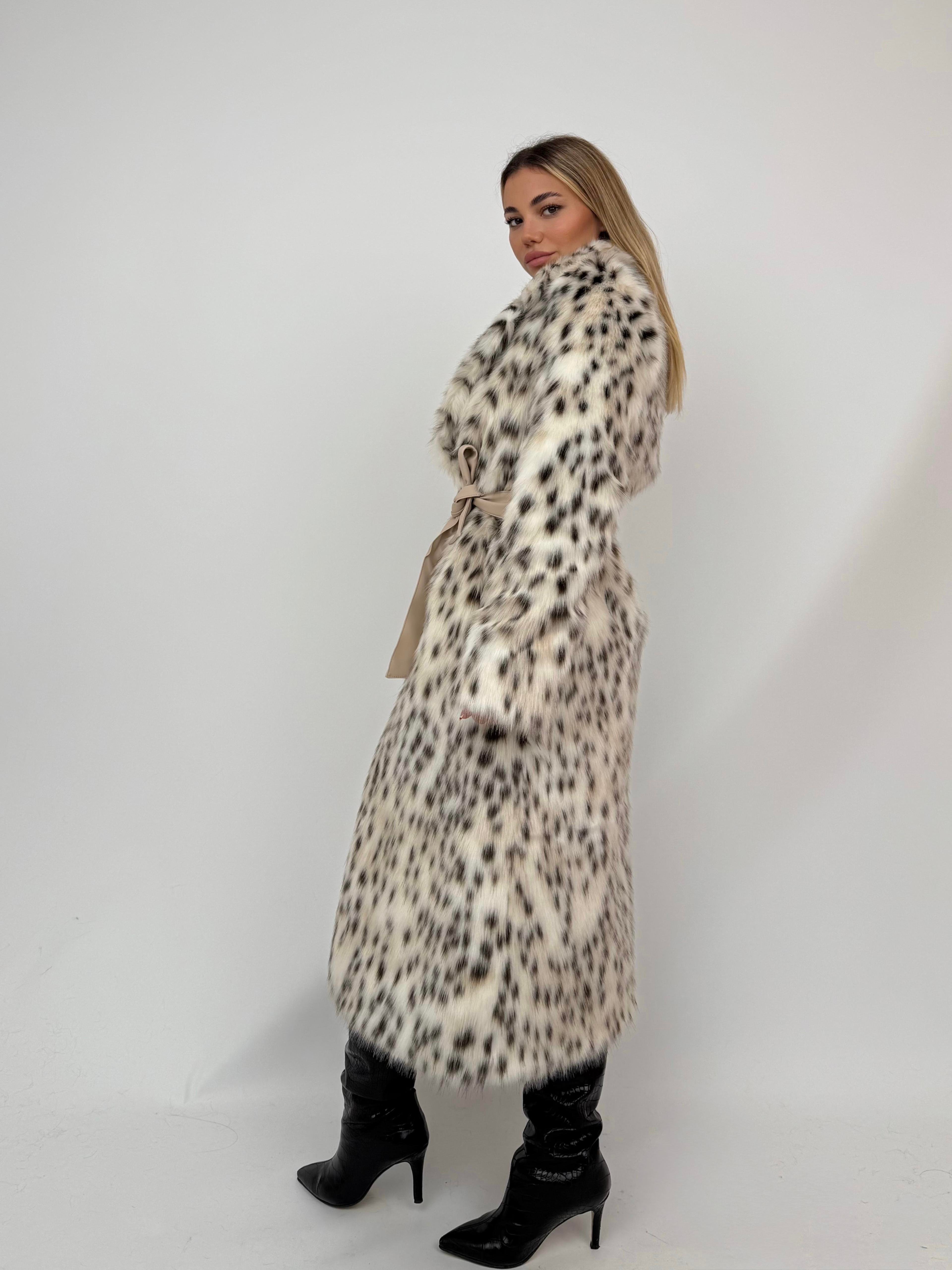 VICTORIA Suni Kürk Ceket - Vaşak