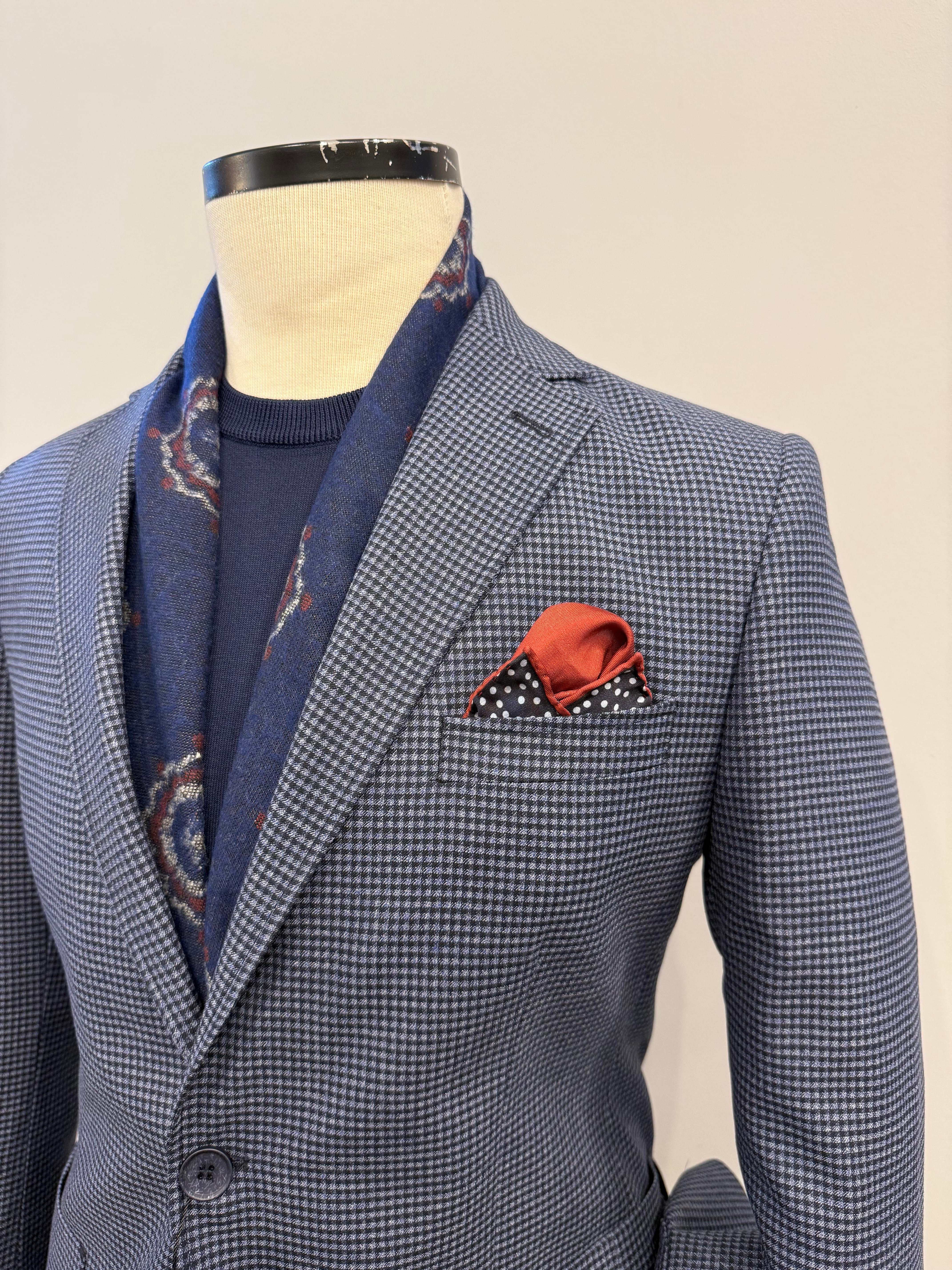 CEKET KARELİ LACİVERT