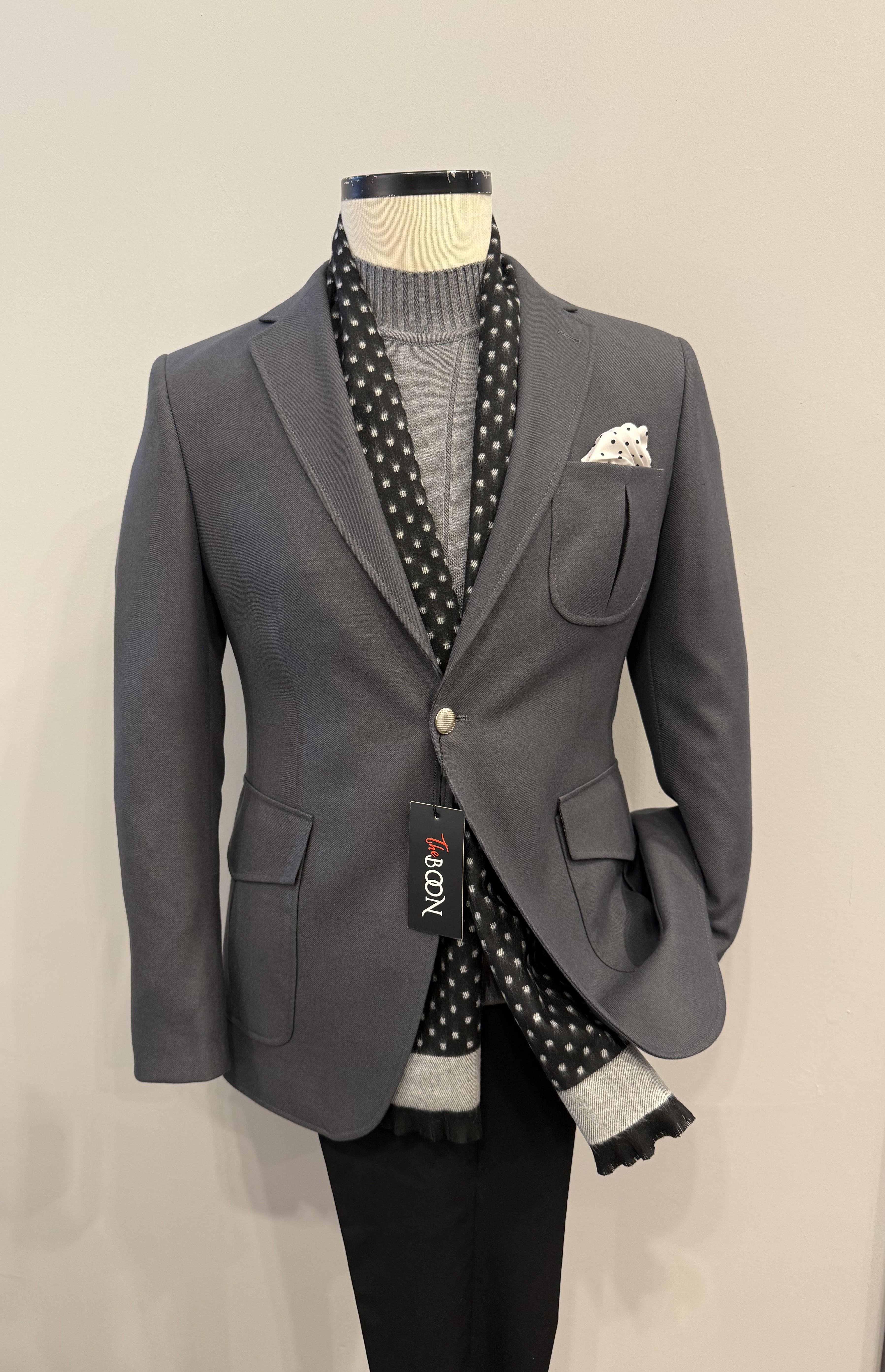 CEKET KOYU GRİ TORBA CEPLİ