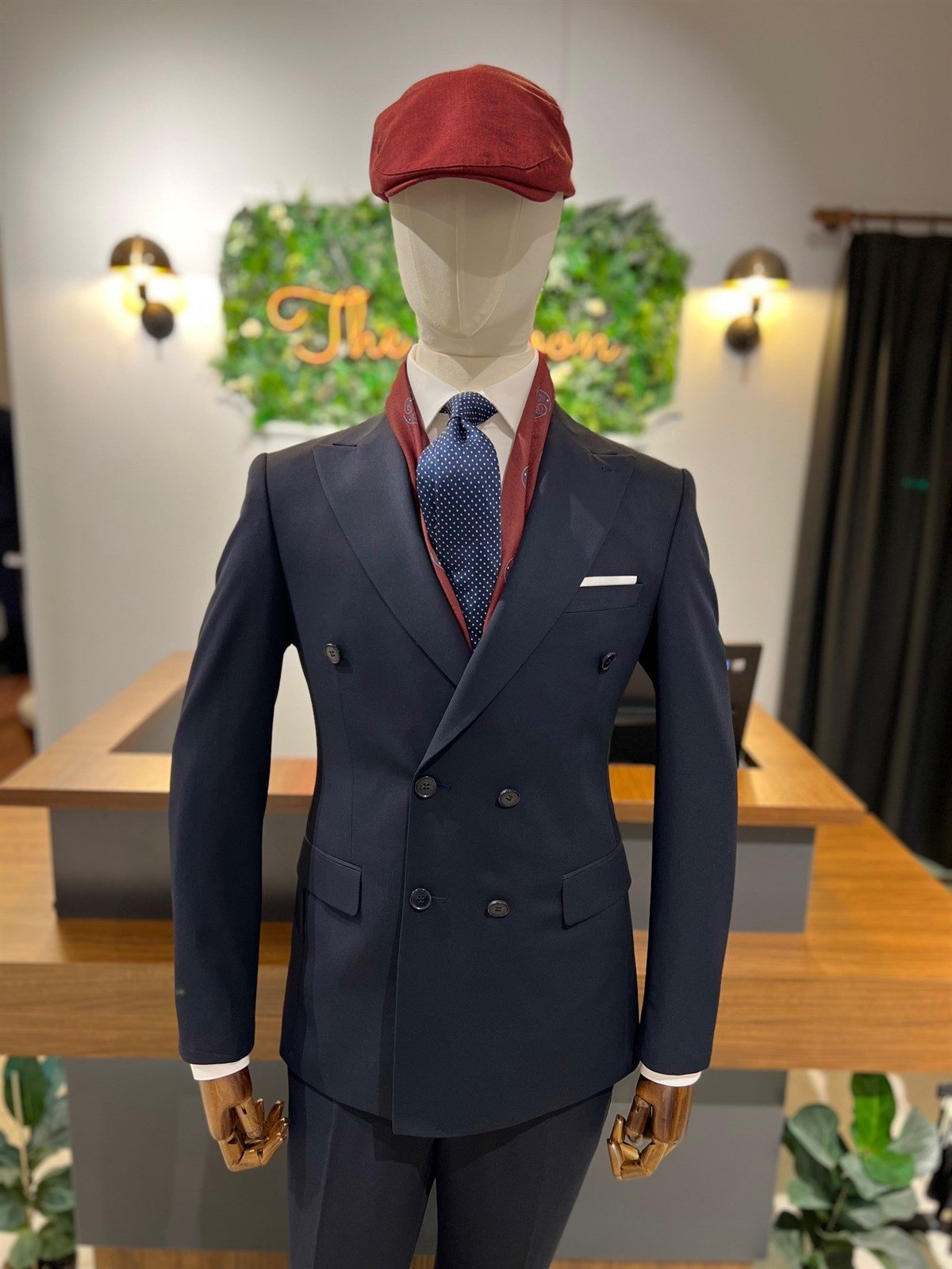 LACİVERT DÜZ KRUVAZE TAKIM ELBİSE