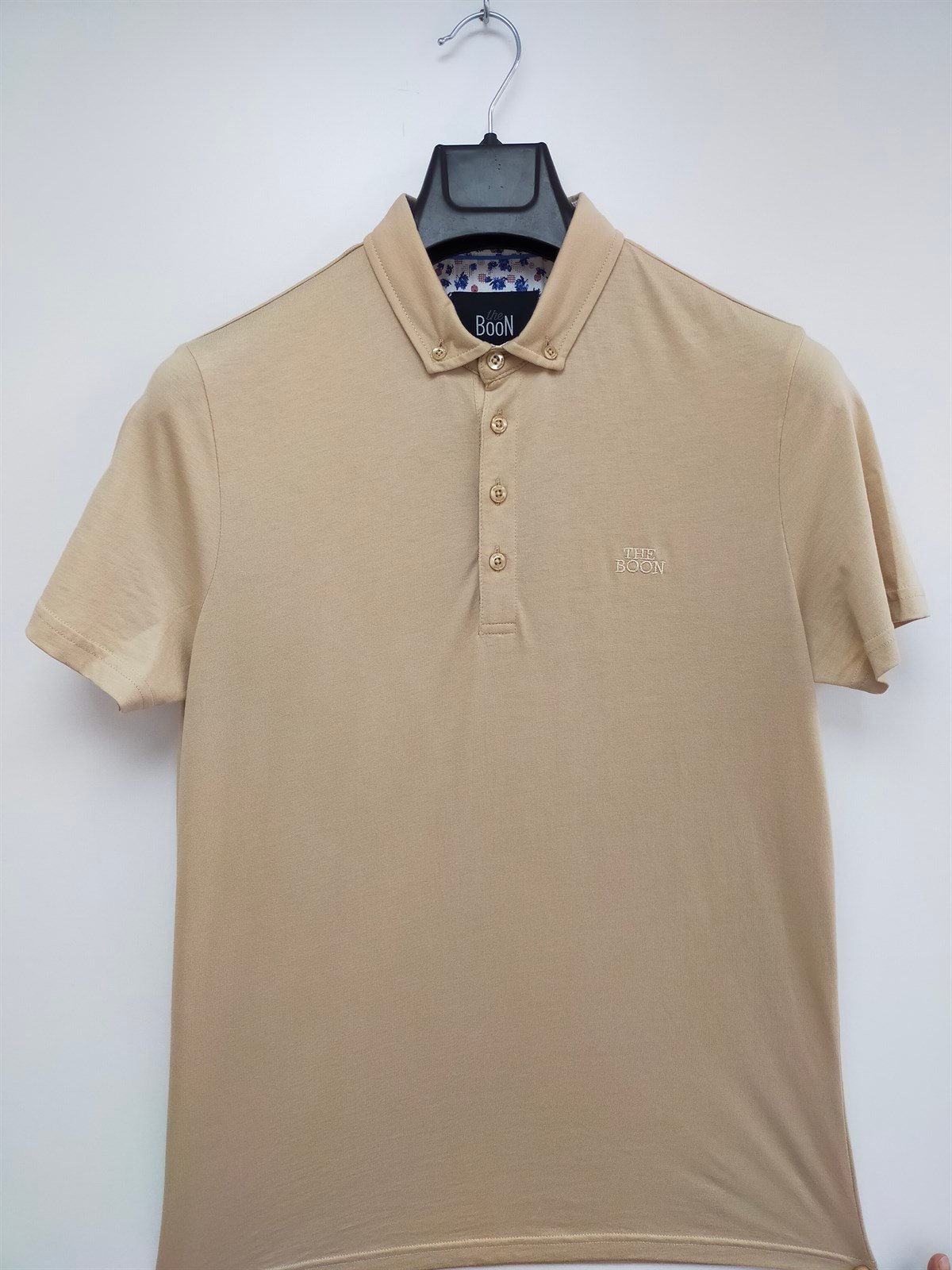 T-SHİRT POLO DÜĞMELİ YAKA