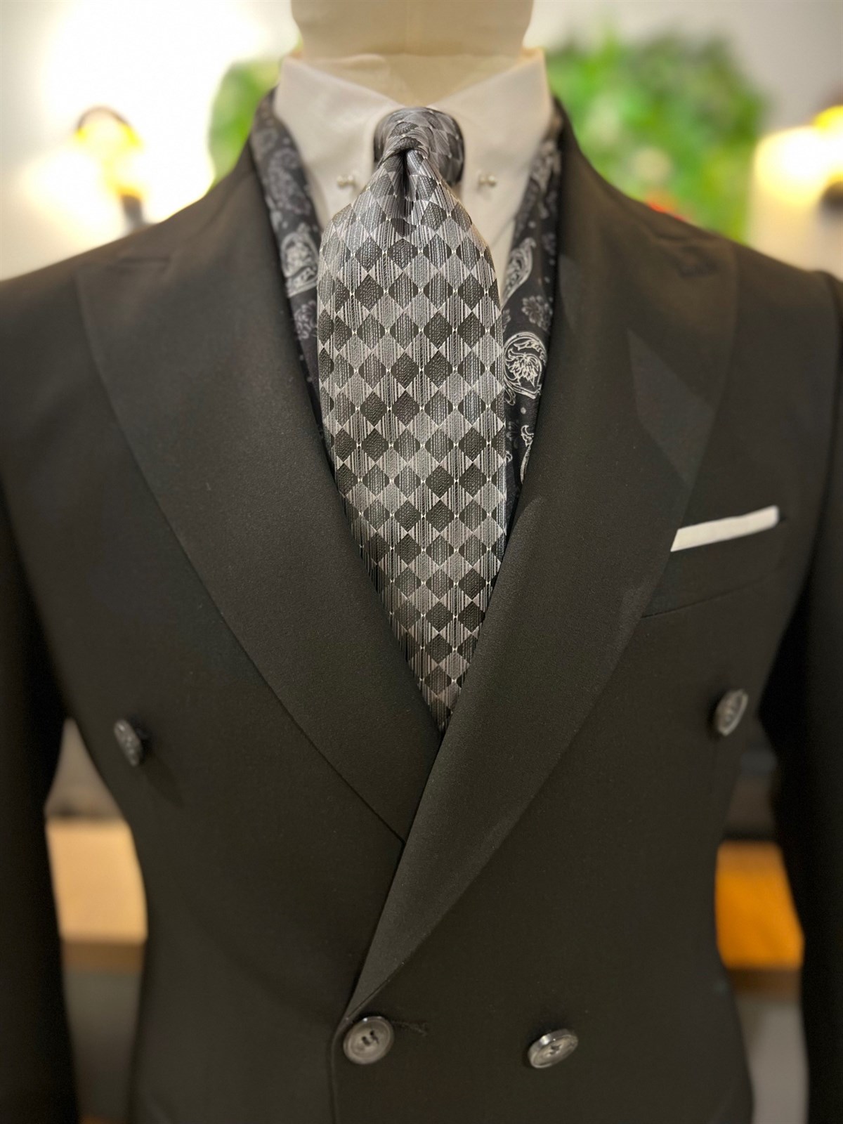 TAKIM ELBİSE KRUVAZE SİYAH