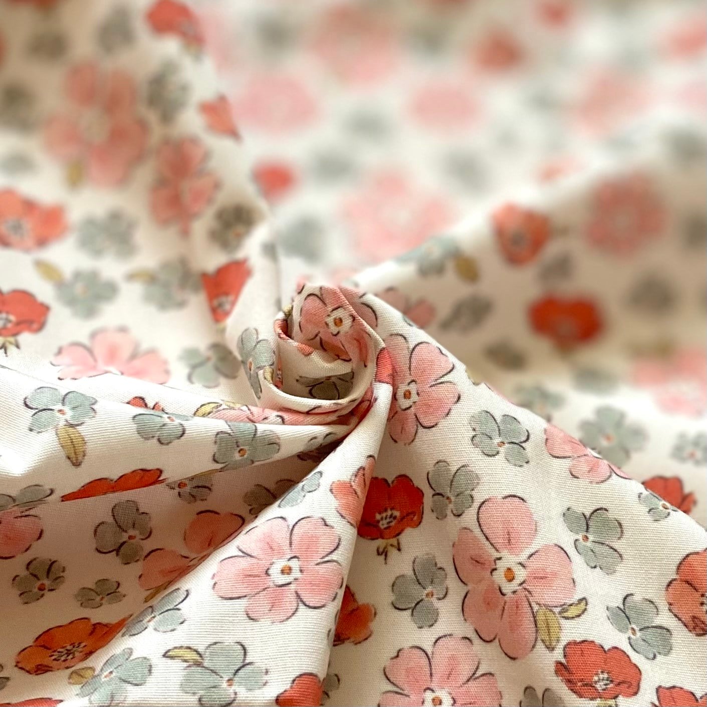 Anemone  Poplin Kumaş