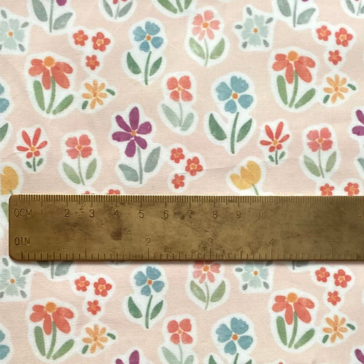 Aquarelle Flowers Poplin Kumaş