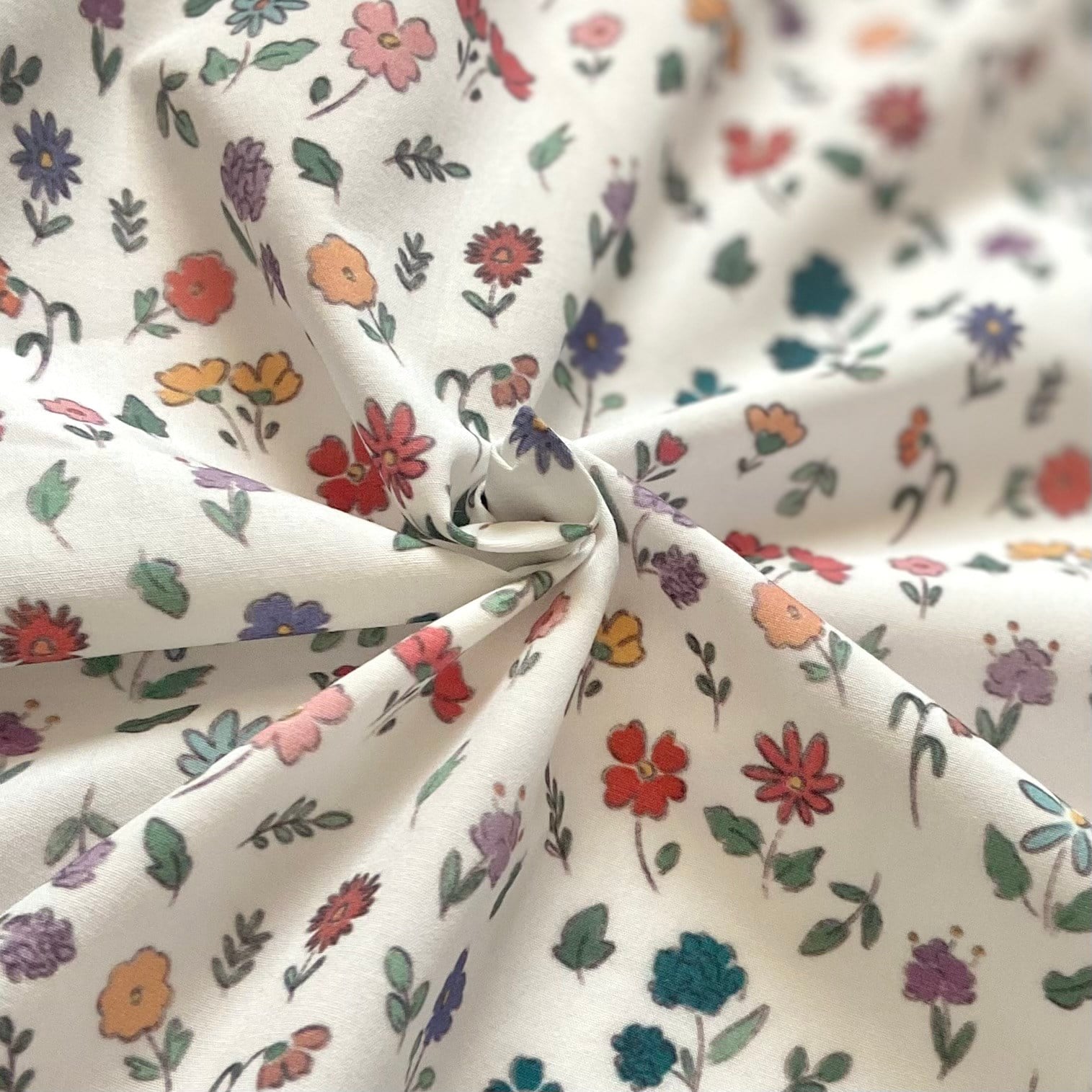 Baby Flowers Poplin Kumaş