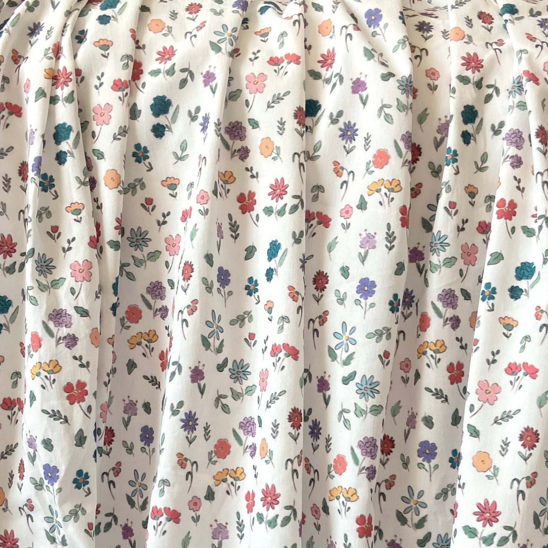 Baby Flowers Poplin Kumaş