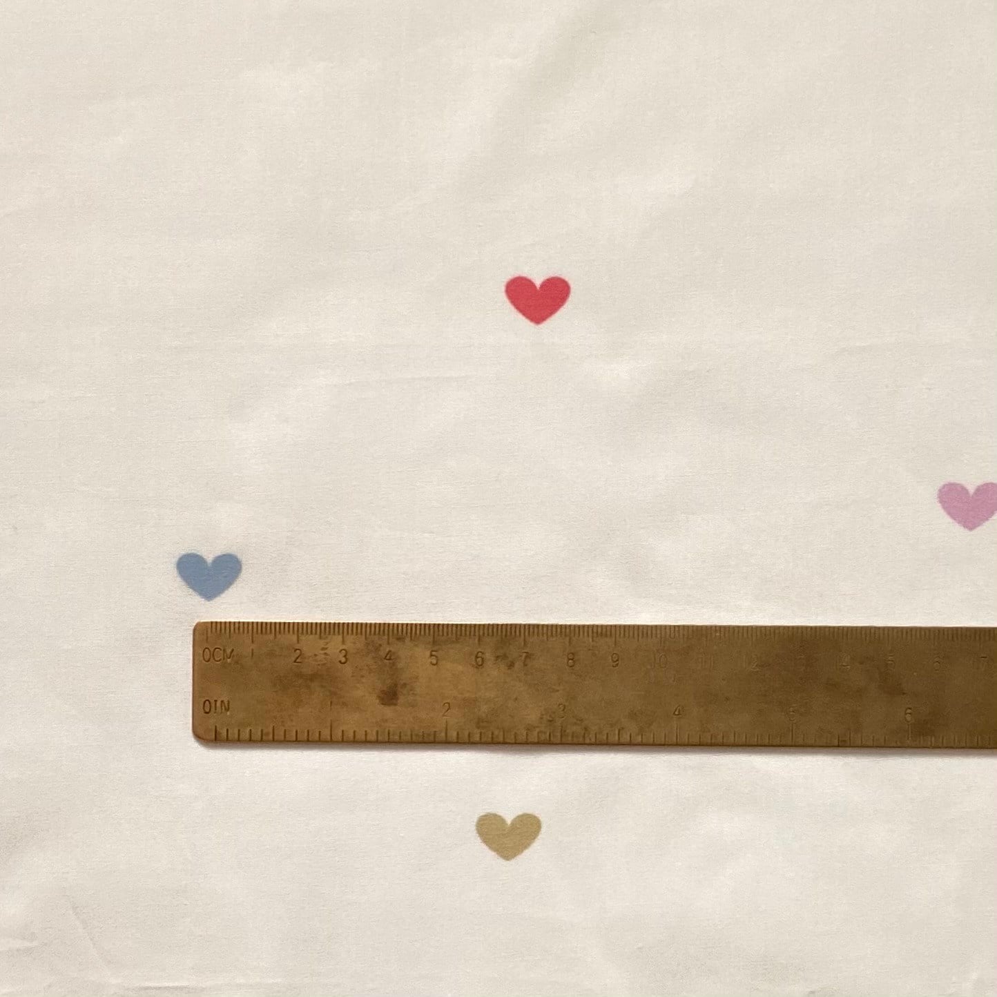 Basics - Heart Poplin Kumaş