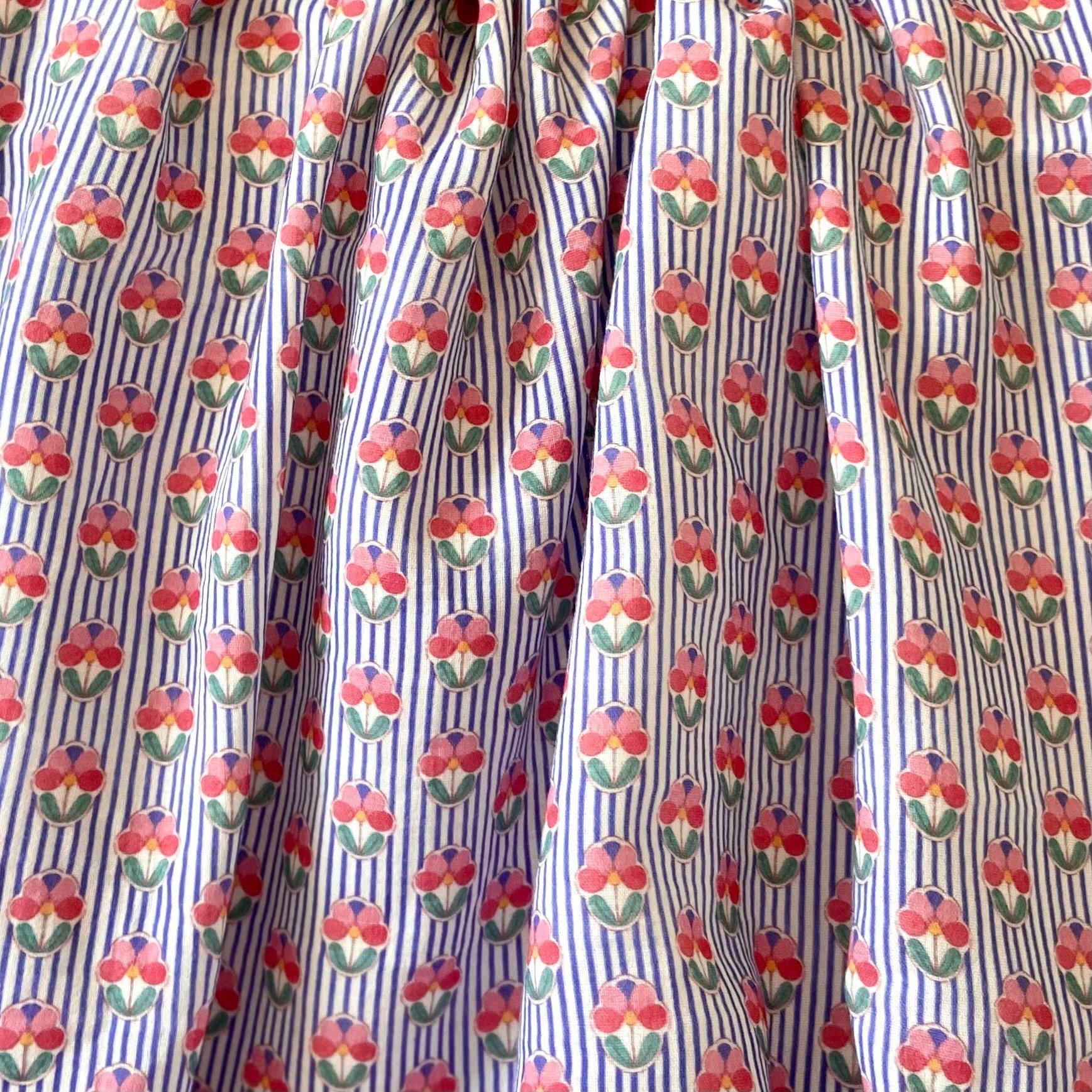 Bloom - Periwinkle Müslin Kumaş