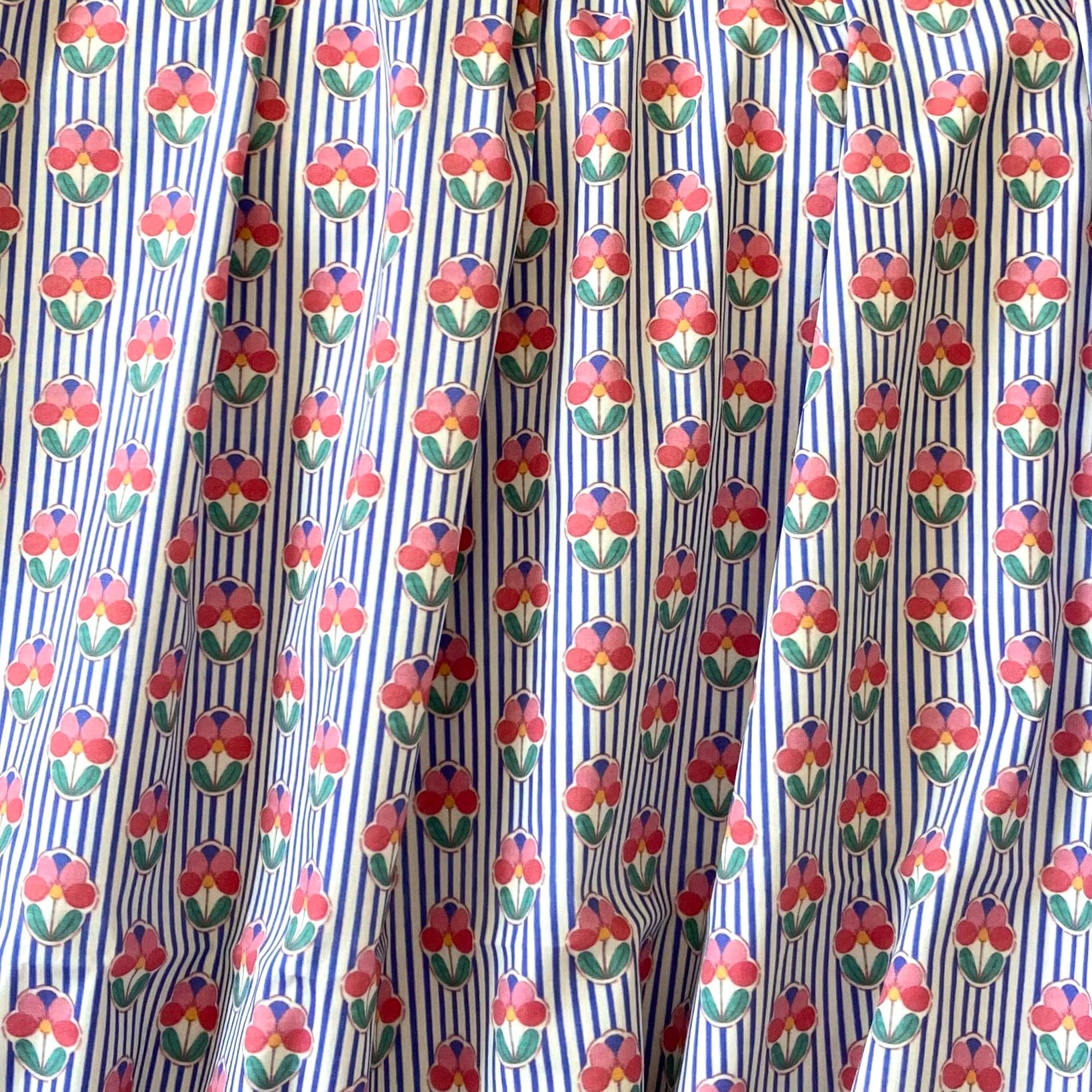 Bloom - Periwinkle Poplin Kumaş