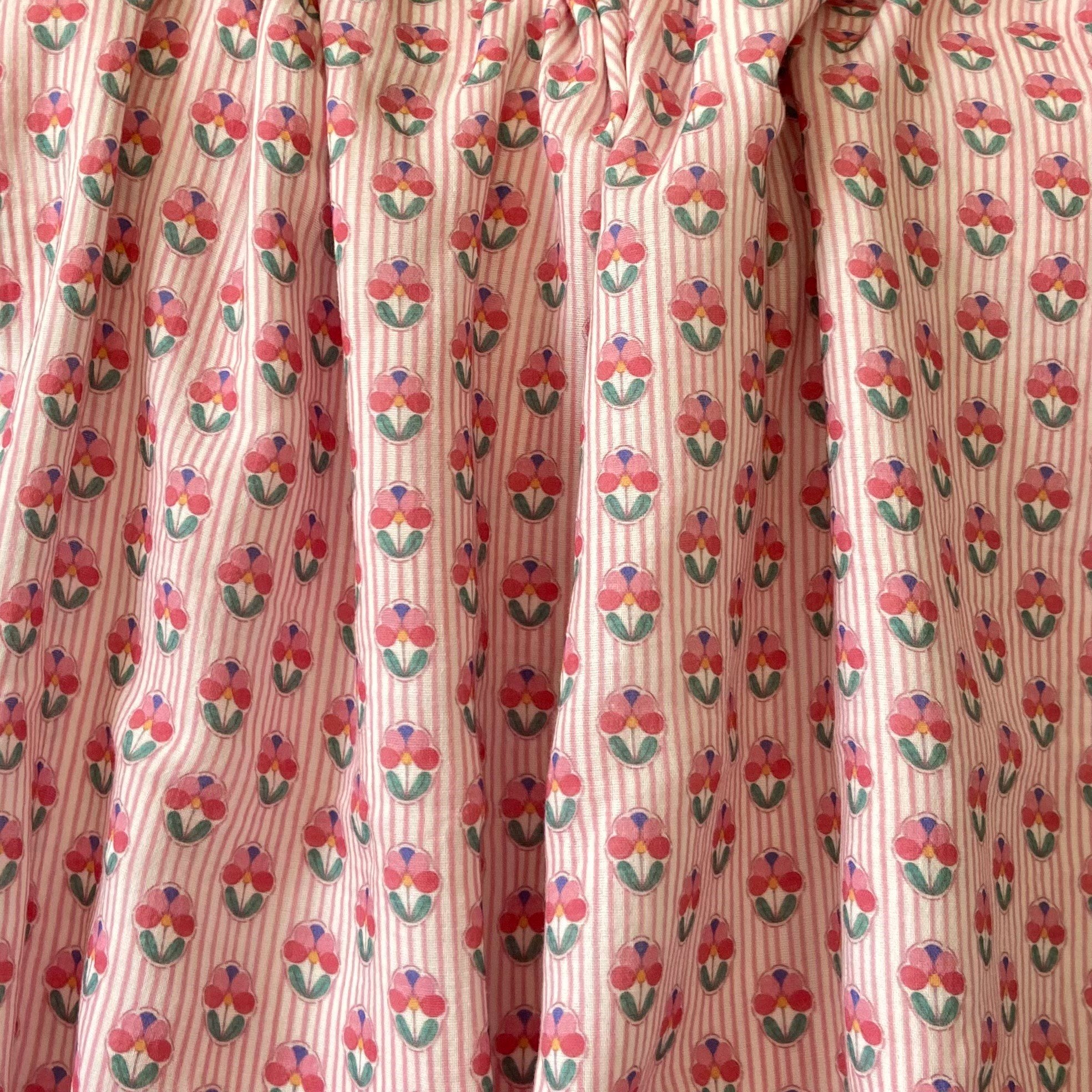 Bloom - Pink Müslin Kumaş