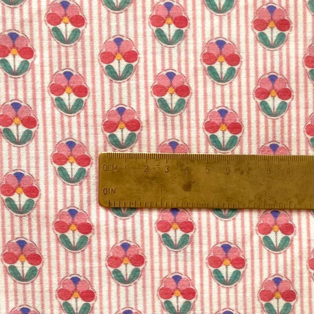 Bloom - Pink Müslin Kumaş