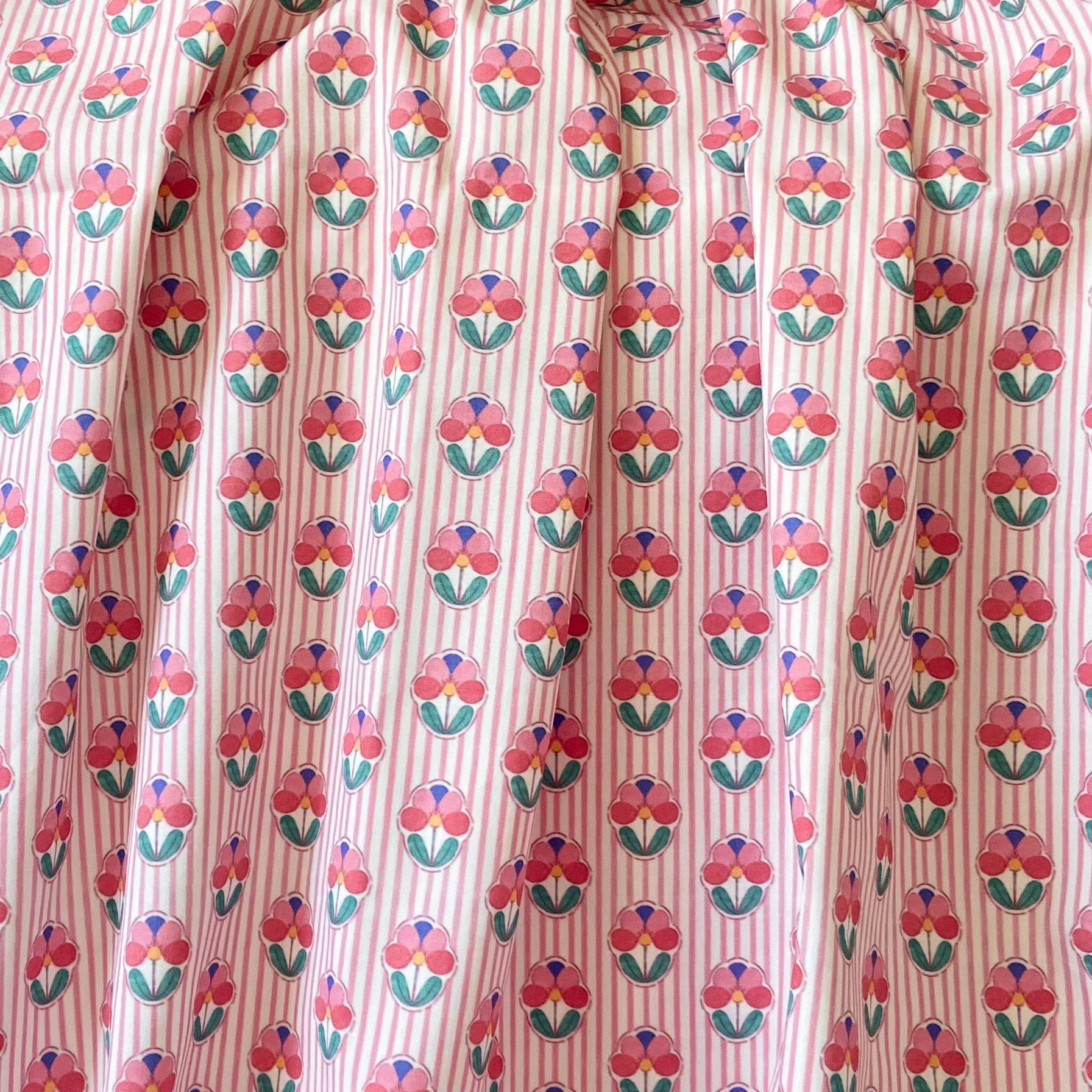Bloom - Pink Poplin Kumaş