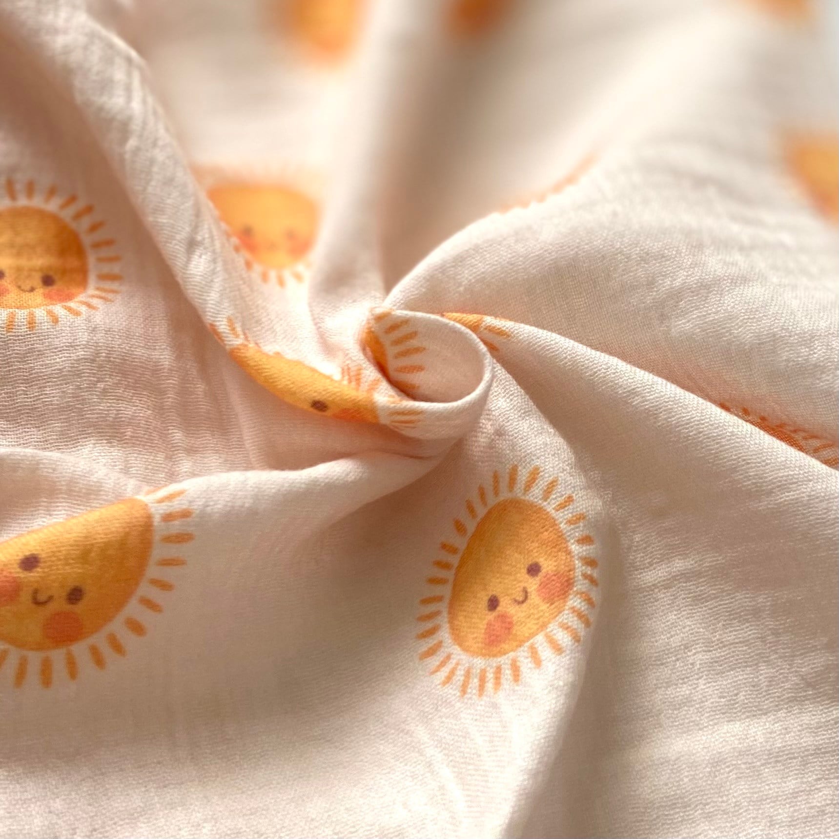 Cute Sun Müslin Kumaş