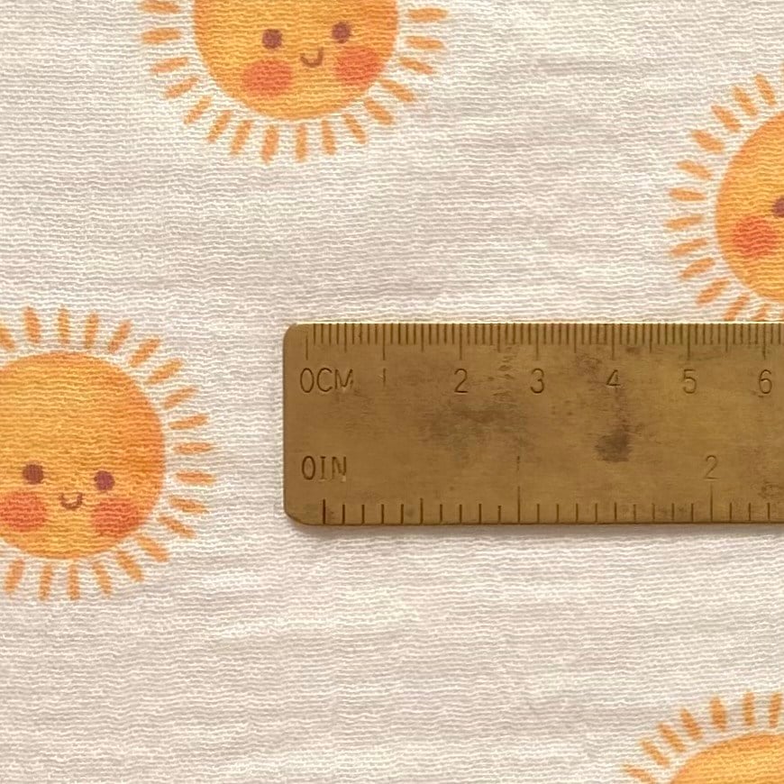Cute Sun Müslin Kumaş