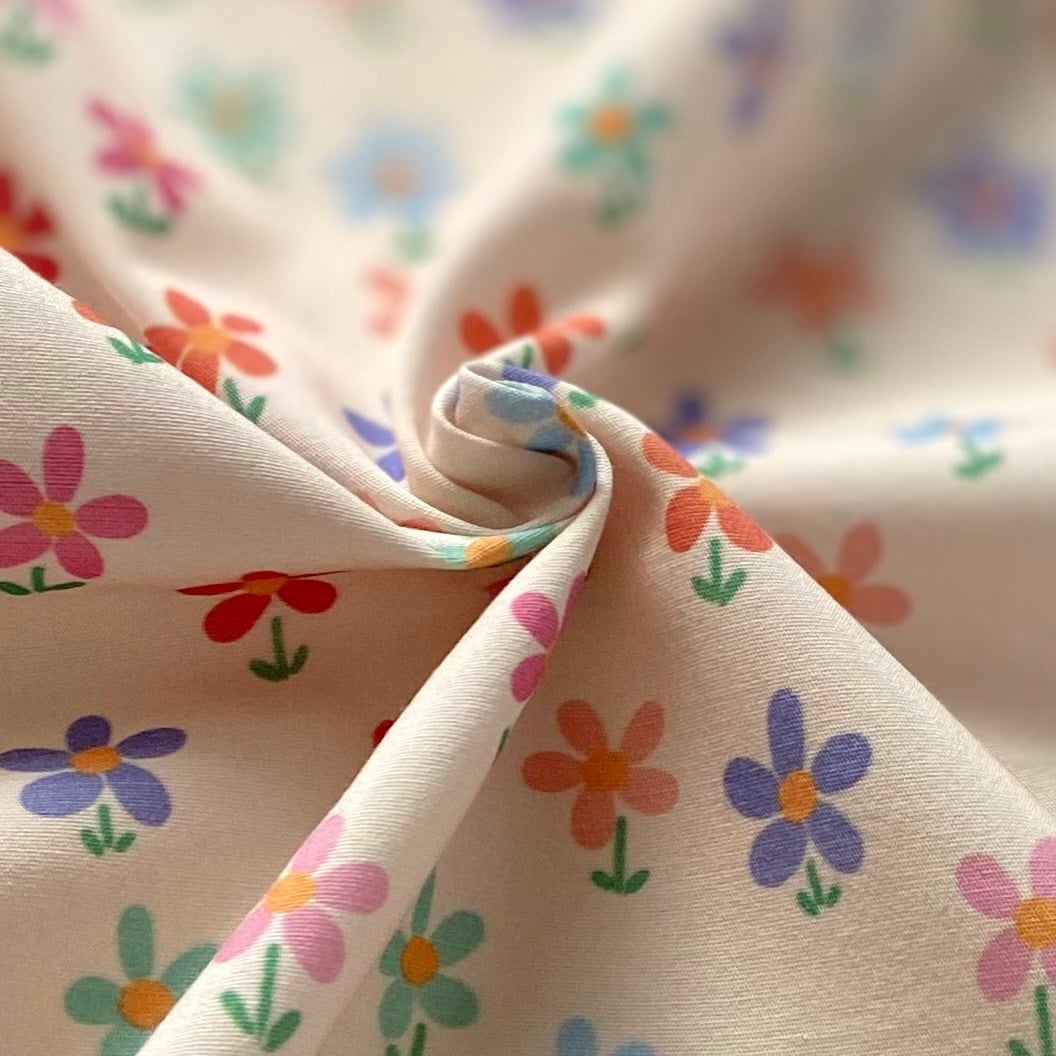 Daisy Meadow Poplin Kumaş