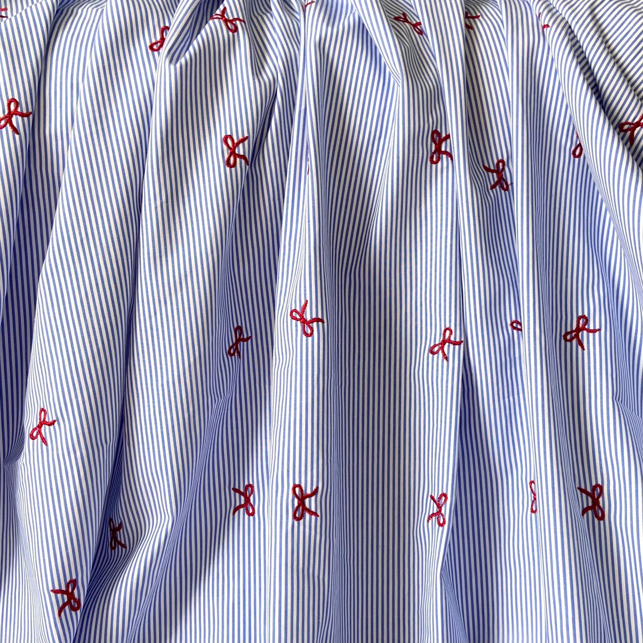 Fiyonk Nakışlı Poplin Kumaş