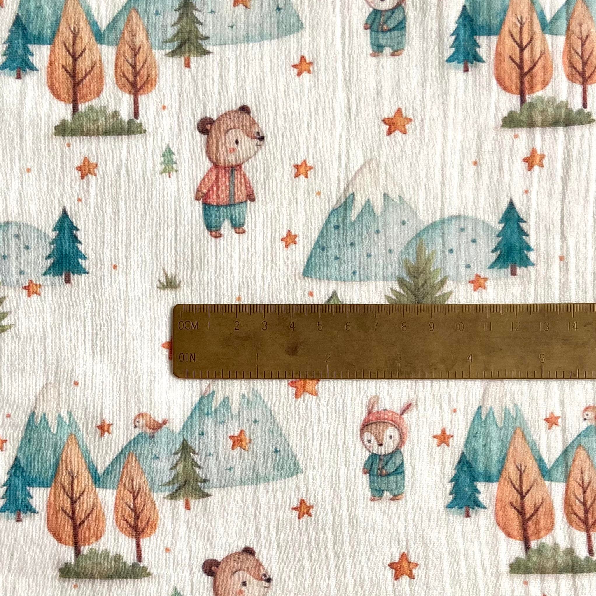Forest Müslin Kumaş