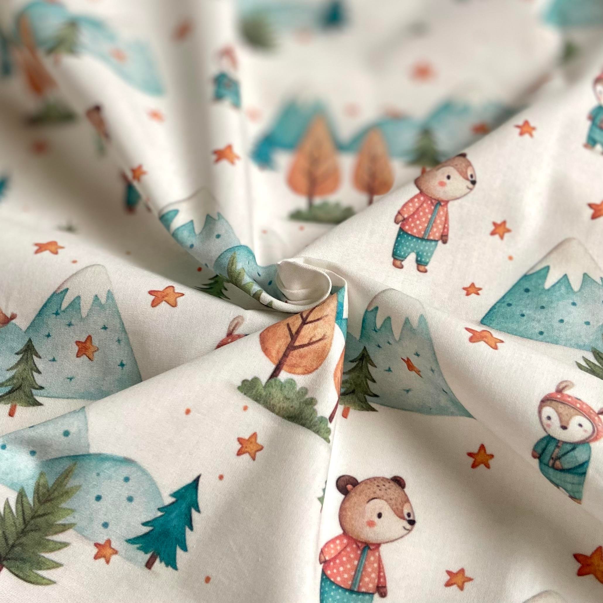 Forest Poplin Kumaş