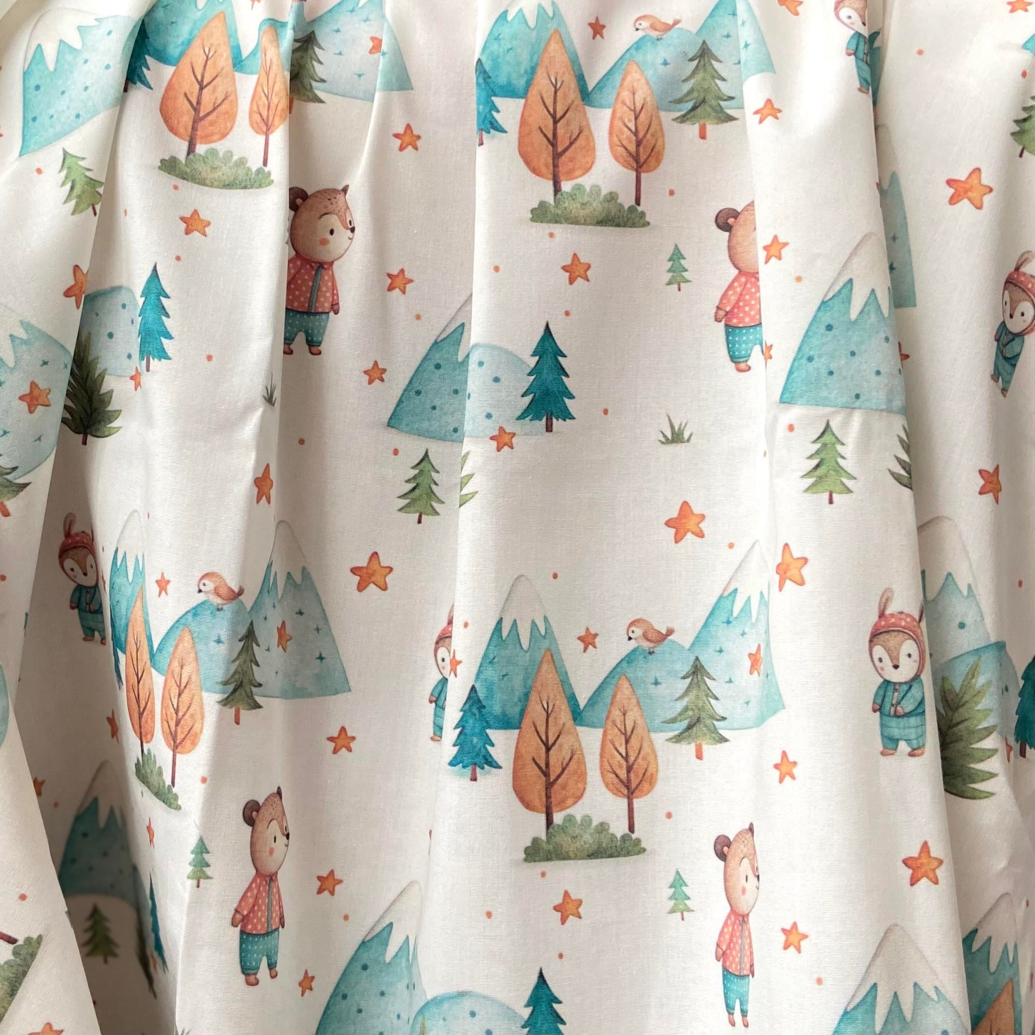 Forest Poplin Kumaş