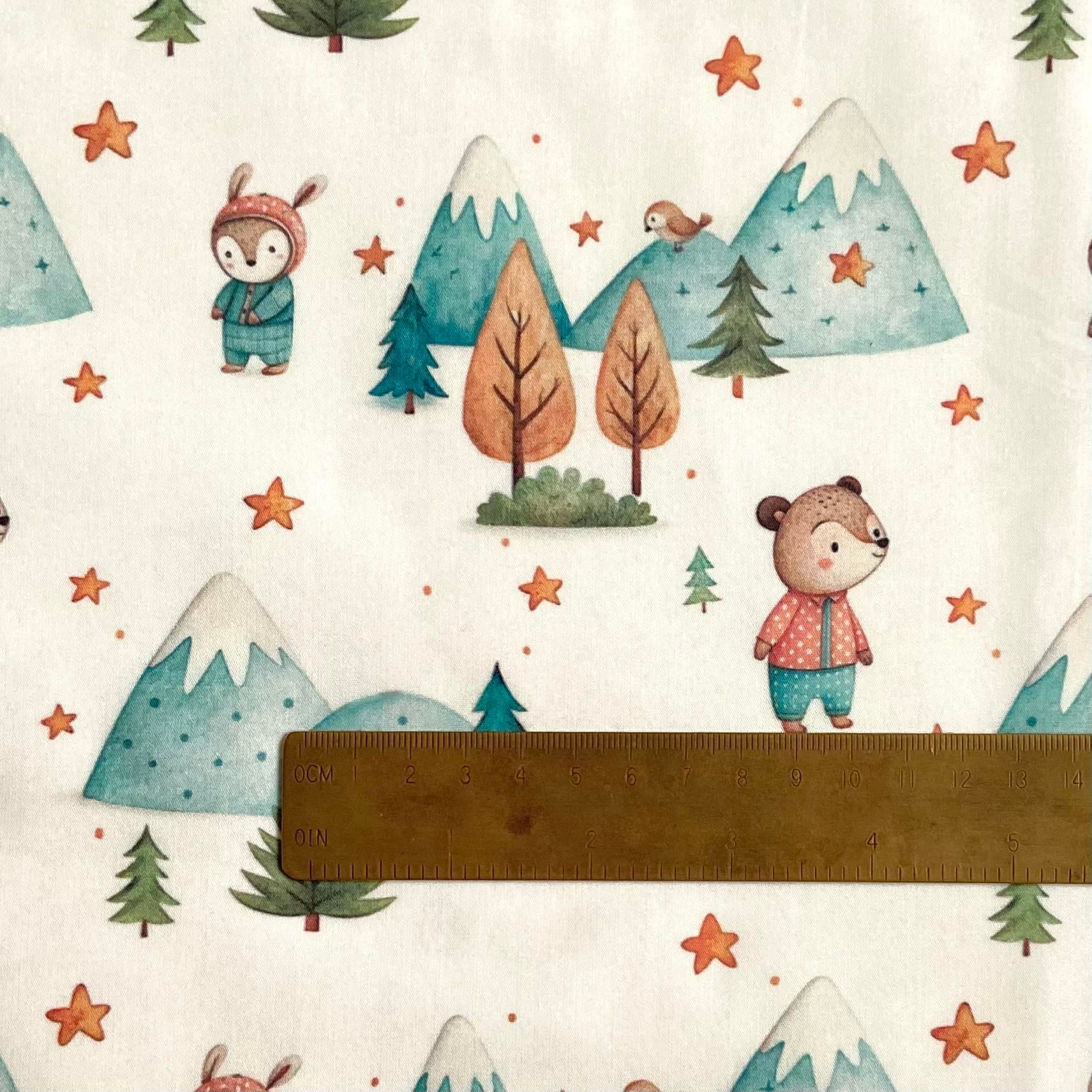 Forest Poplin Kumaş