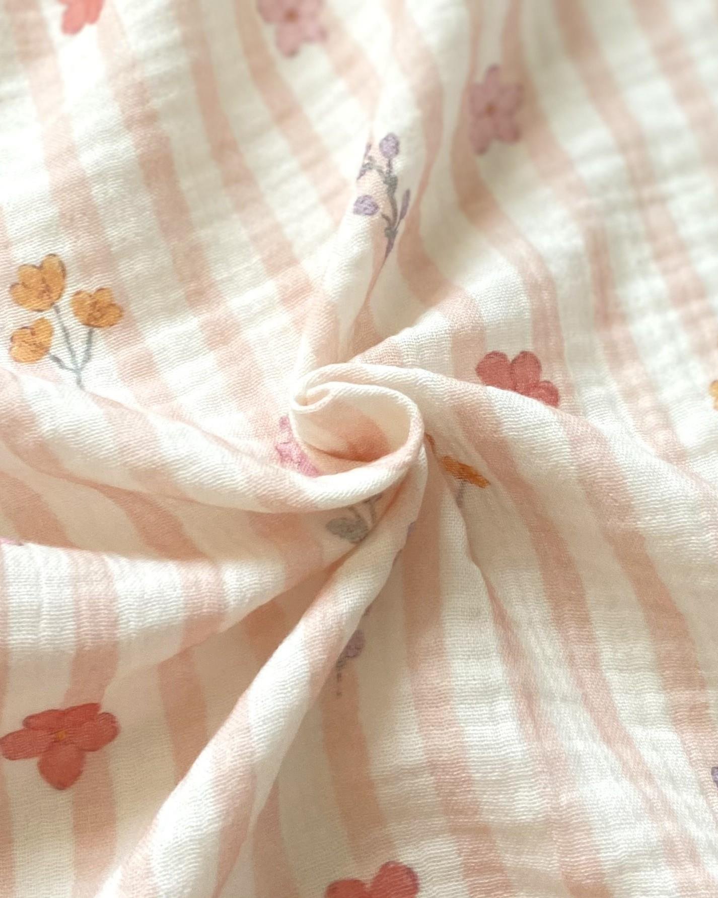 Grace - Pink Müslin Örtü