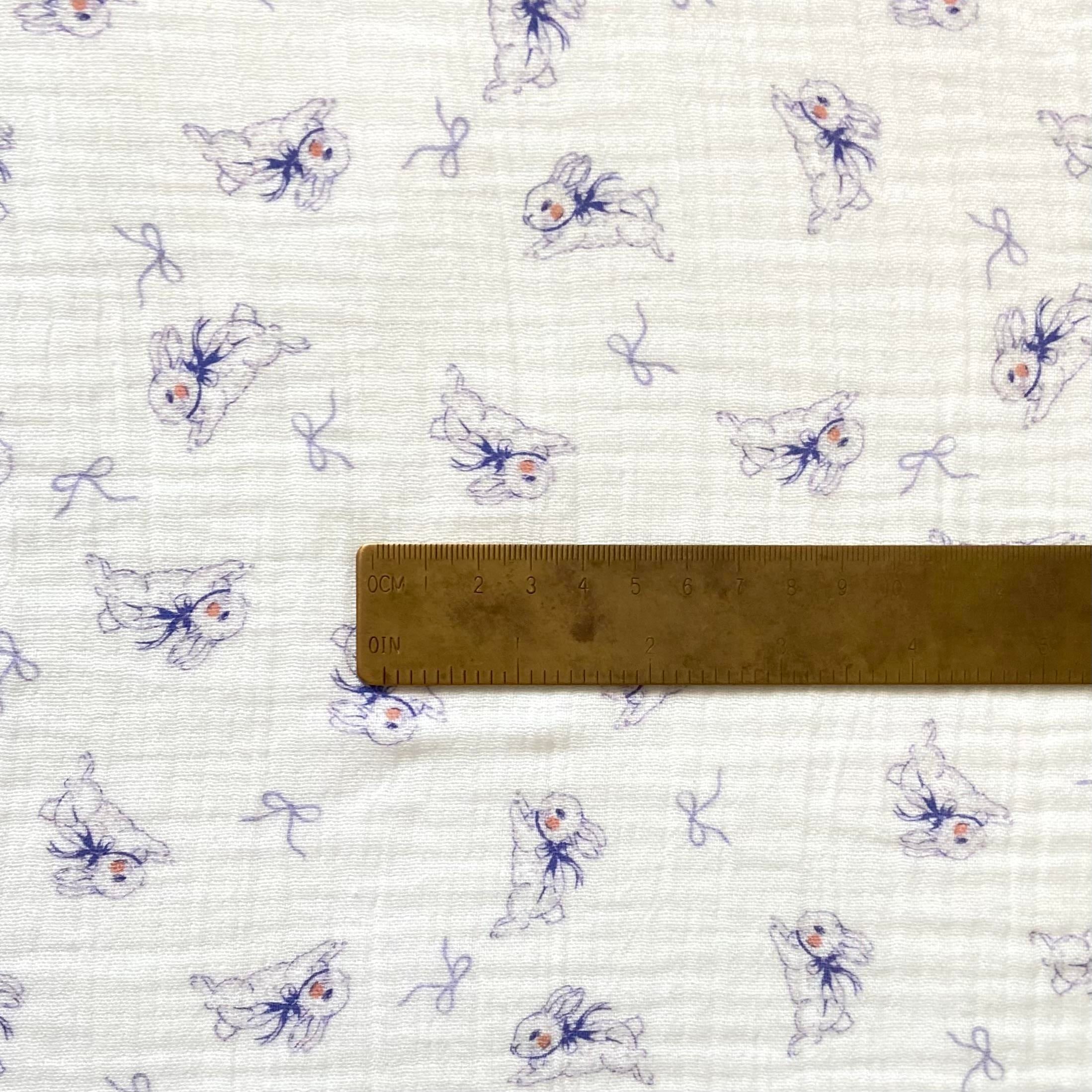 Inky - Rabbit Müslin Kumaş