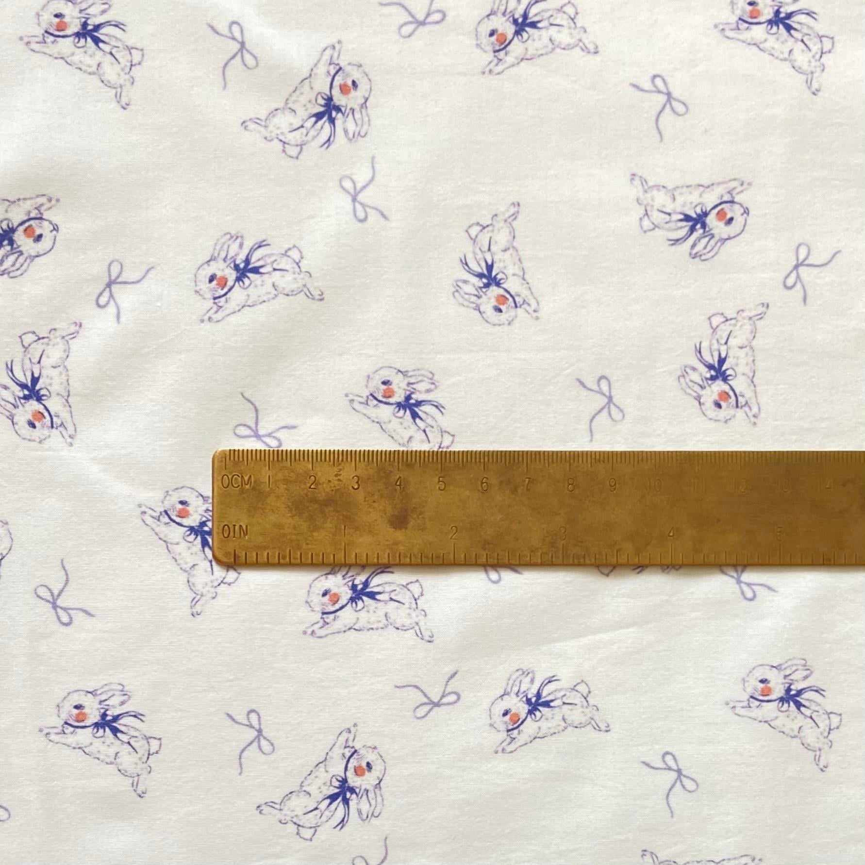 Inky - Rabbit Poplin Kumaş