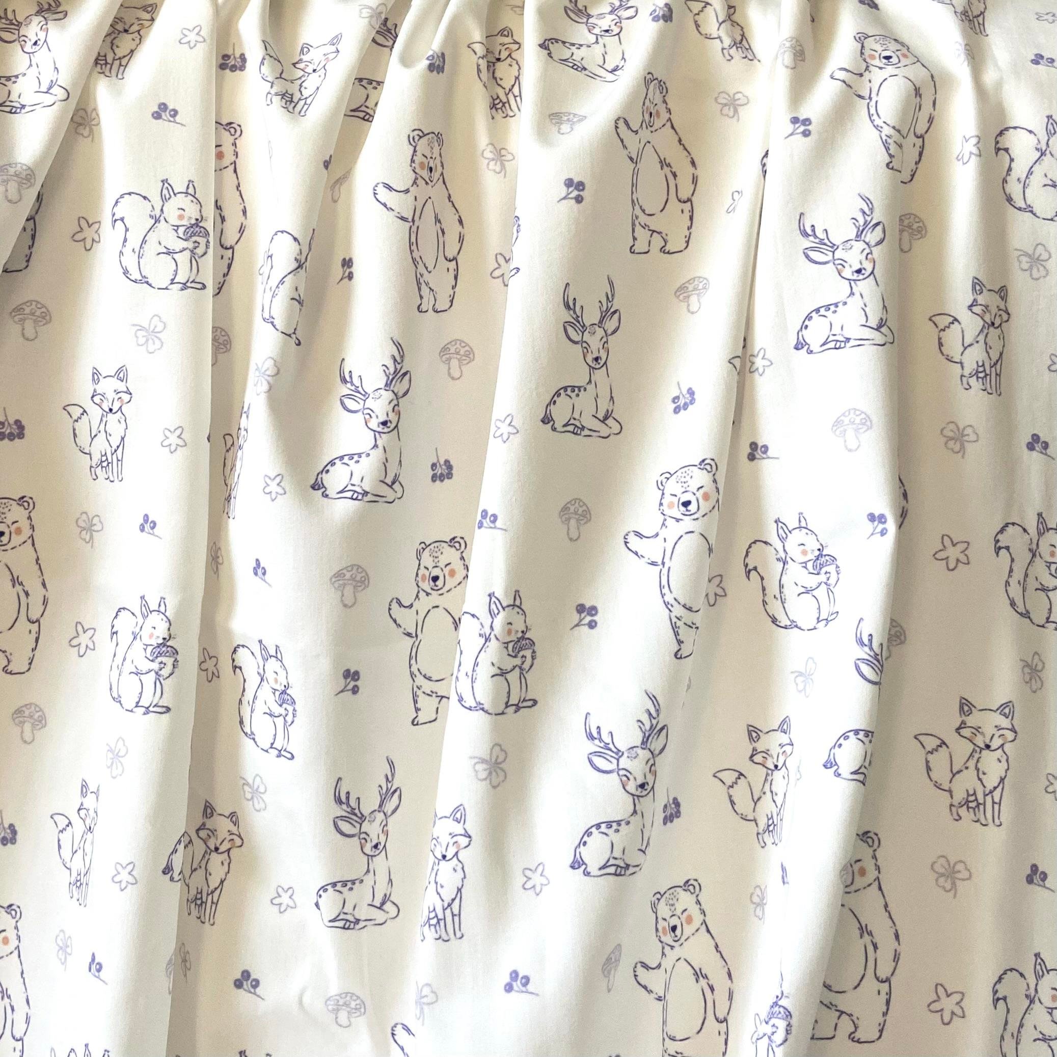 Inky - Woodland Poplin Kumaş