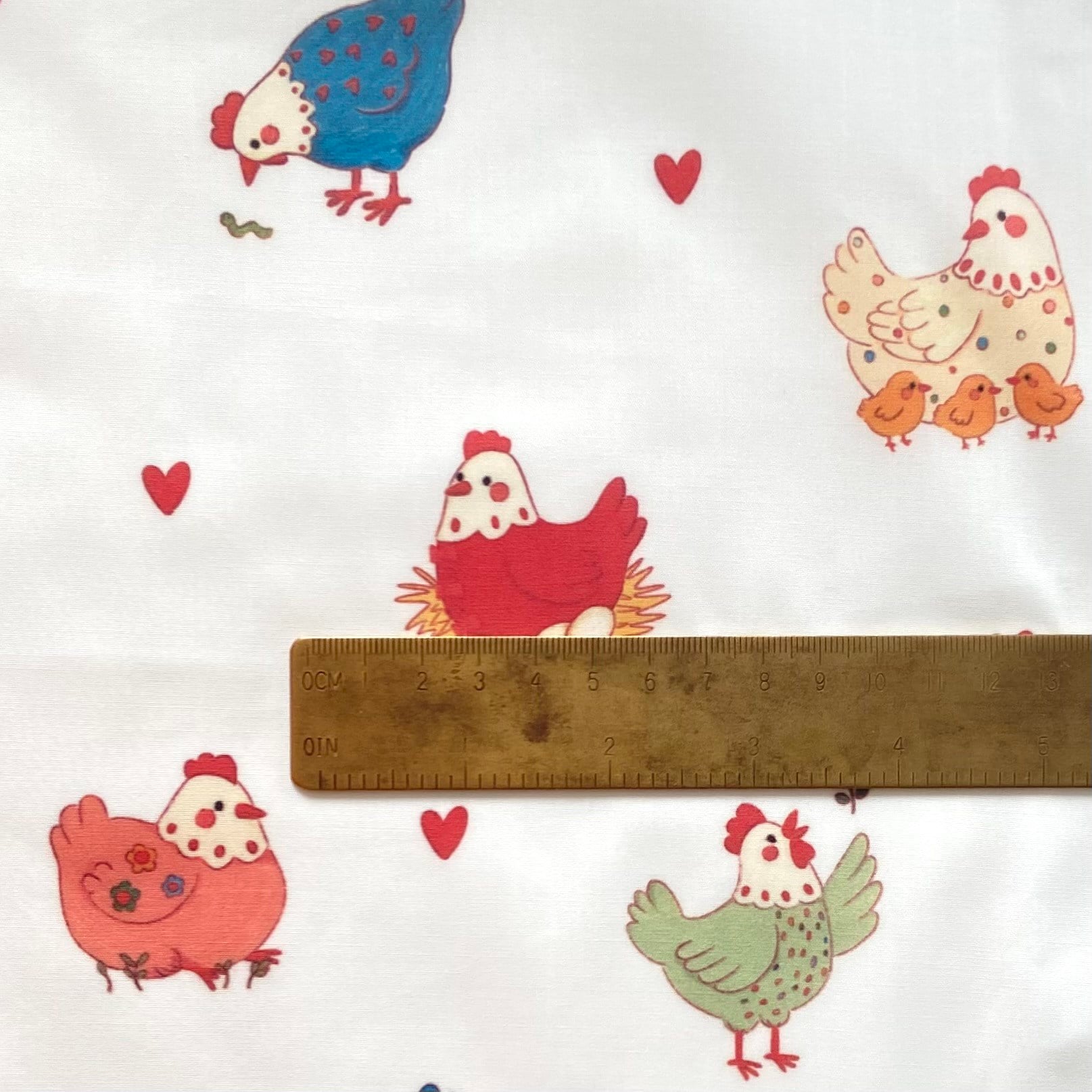 Joy in the Hencoop Poplin Kumaş