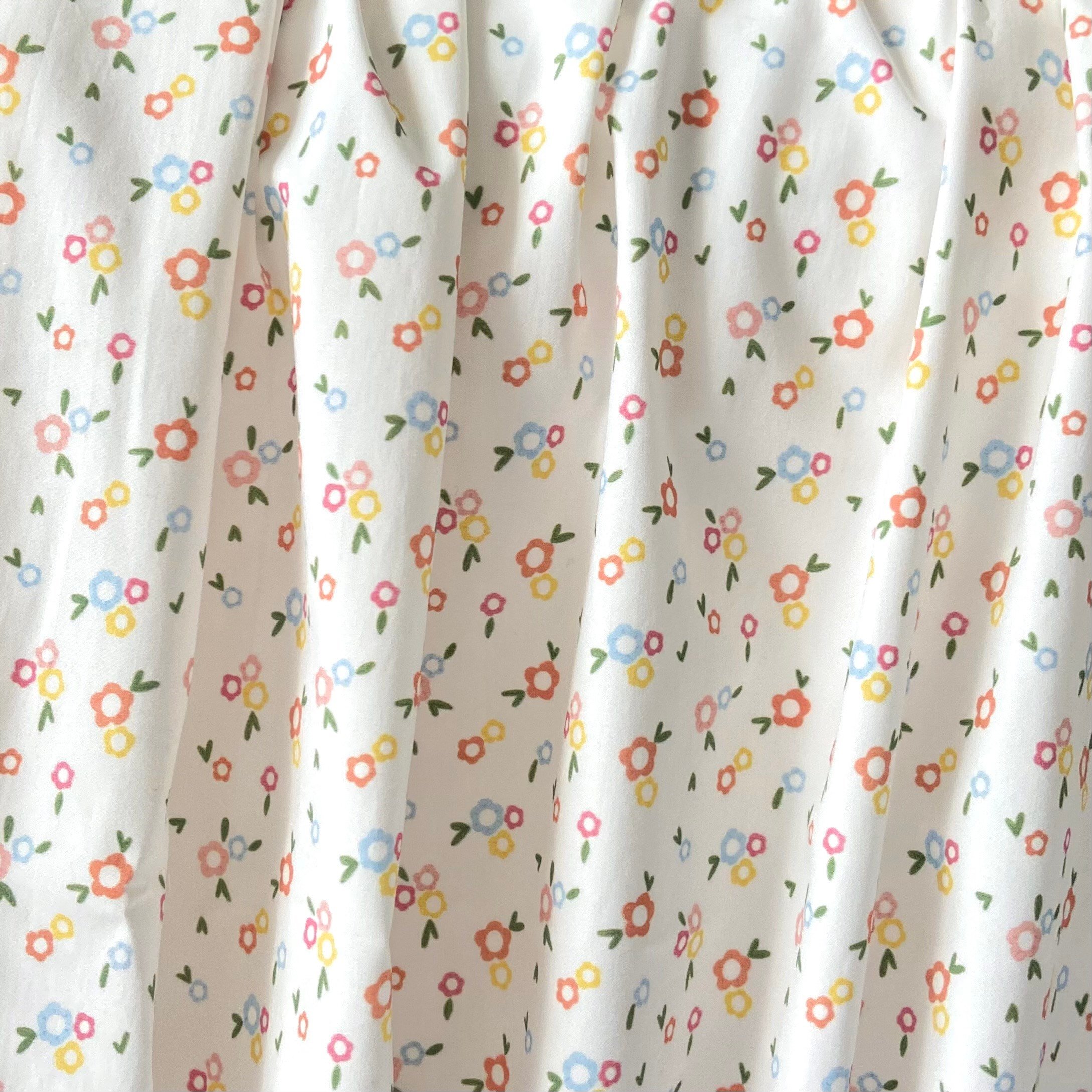 Little Flowers Poplin Kumaş