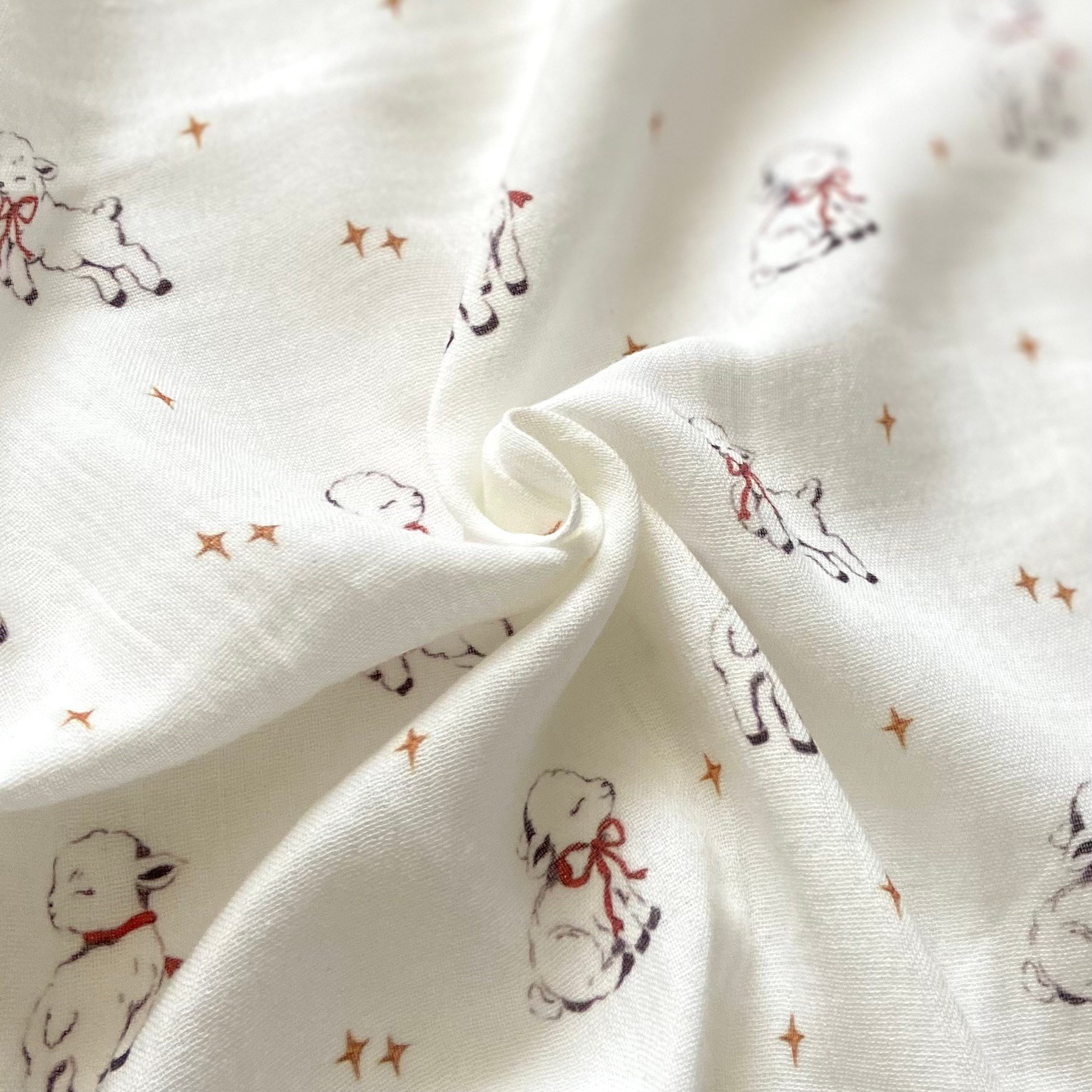 Little Lamb Müslin Kumaş