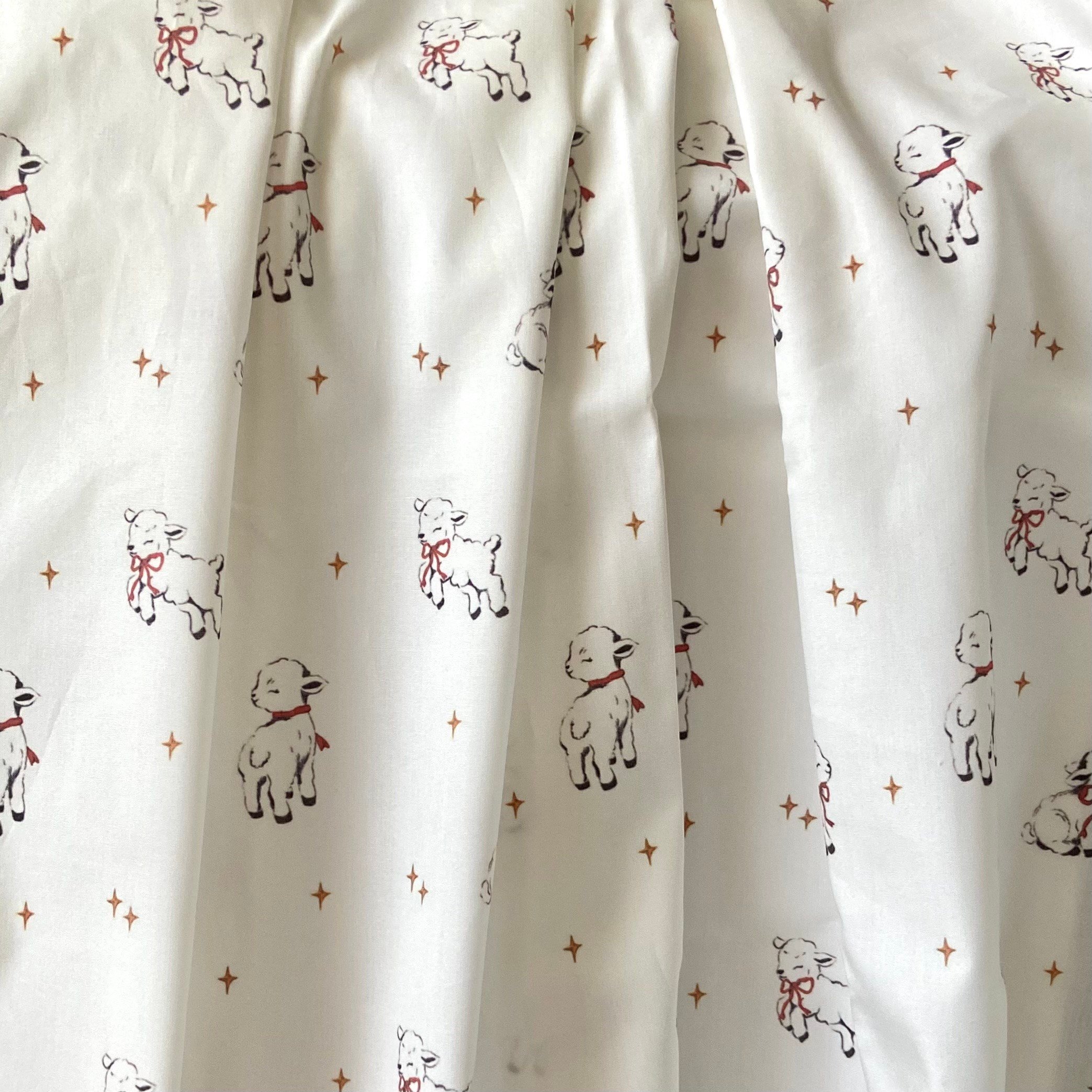 Little Lamb Poplin Kumaş
