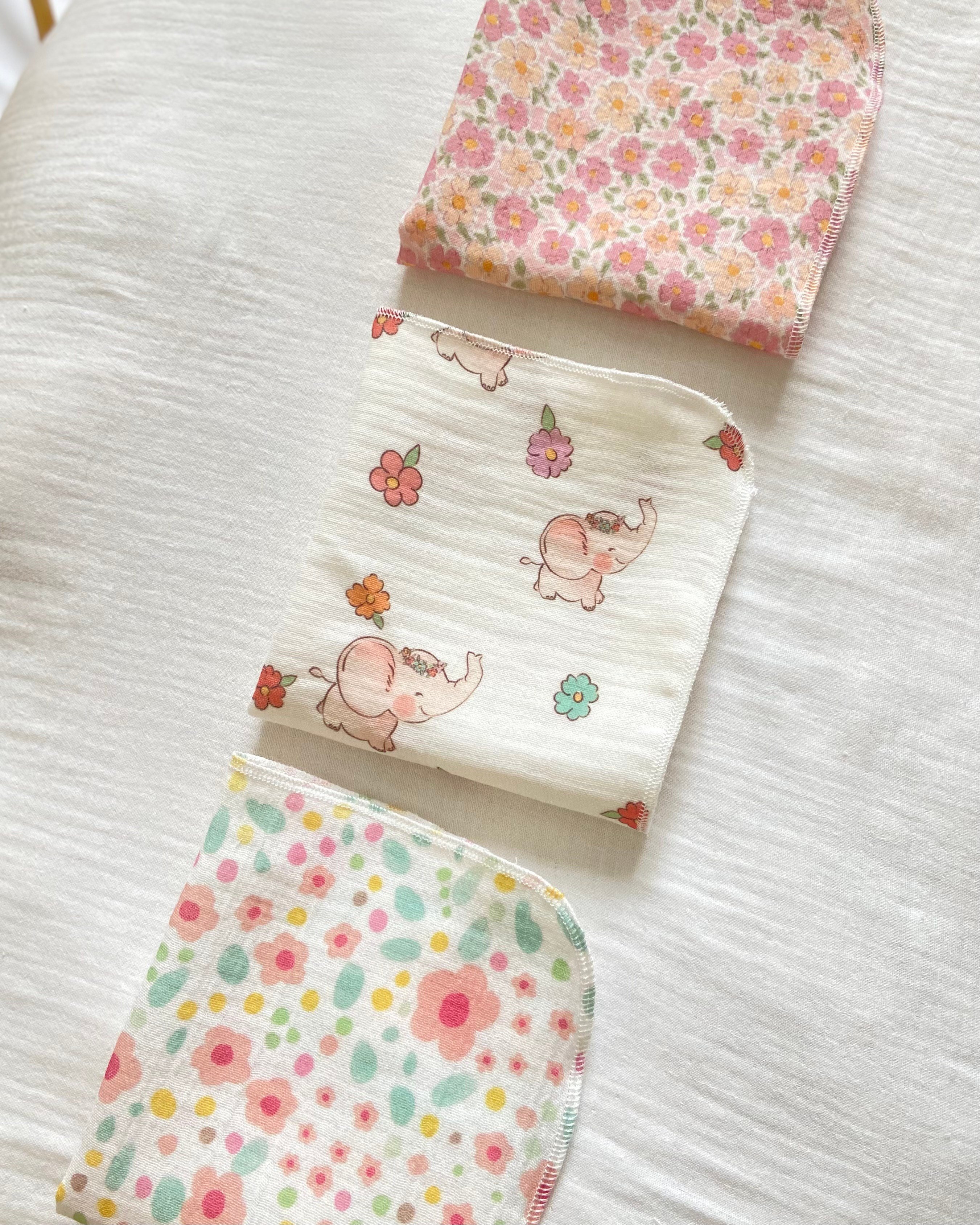 Müslin Mendil Seti (3'lü) - Elephant