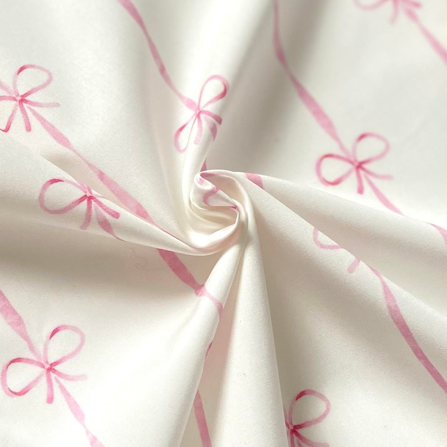 Pembe Fiyonk Poplin Kumaş