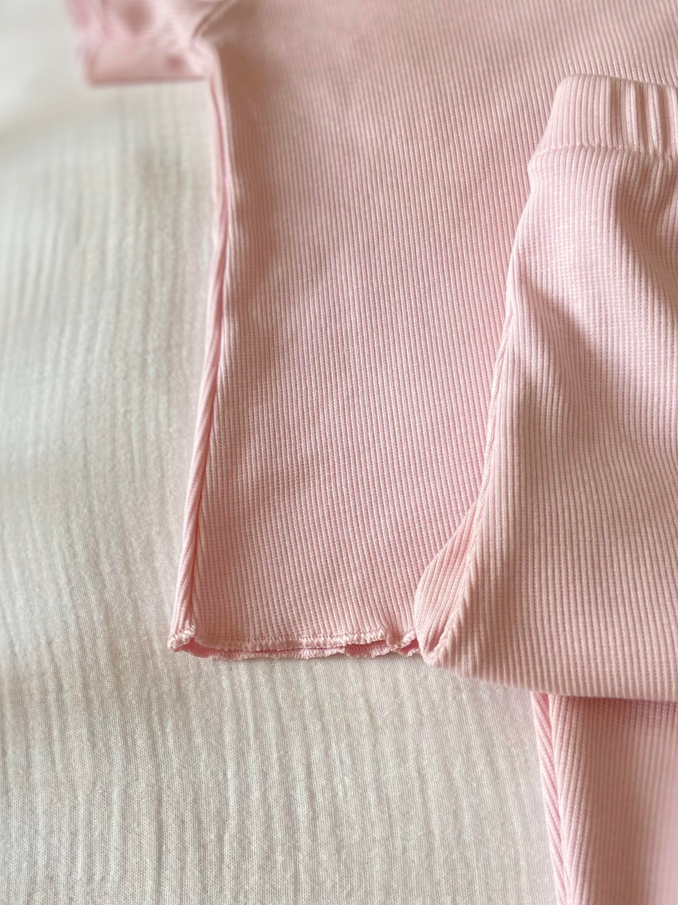Pembe Kaşkorse Takım %100 Pamuk