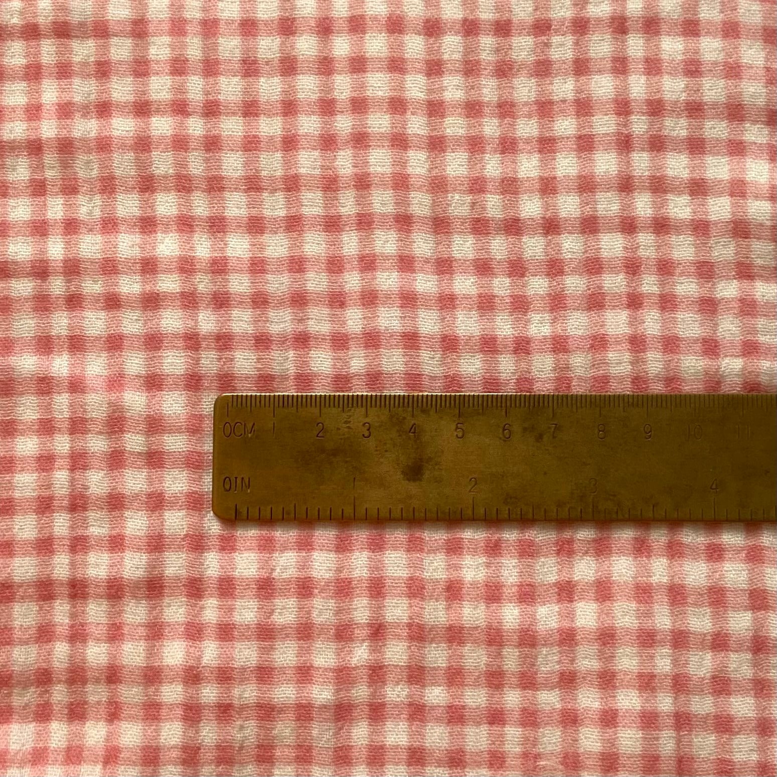Pembe Pötikare Müslin Kumaş