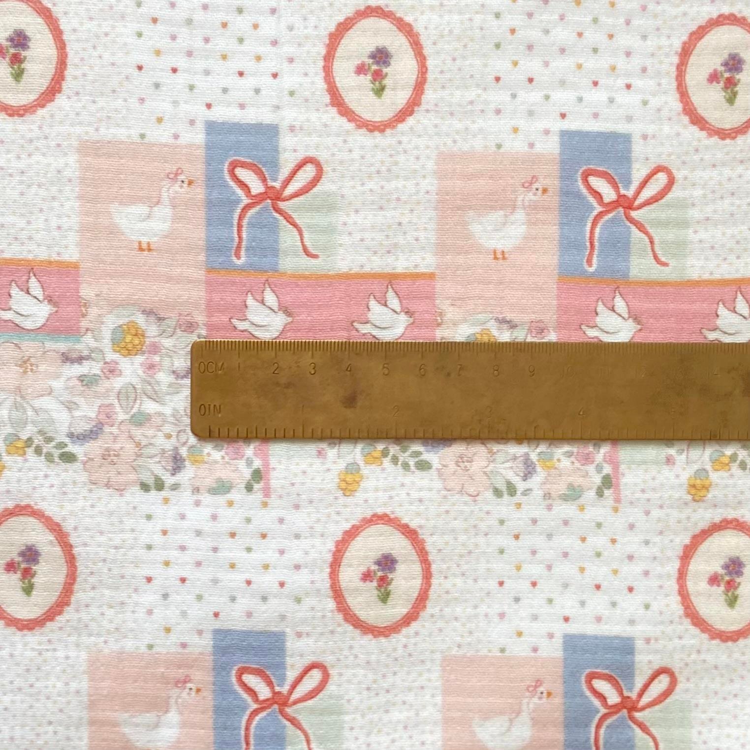 Pinky Patch Müslin Kumaş